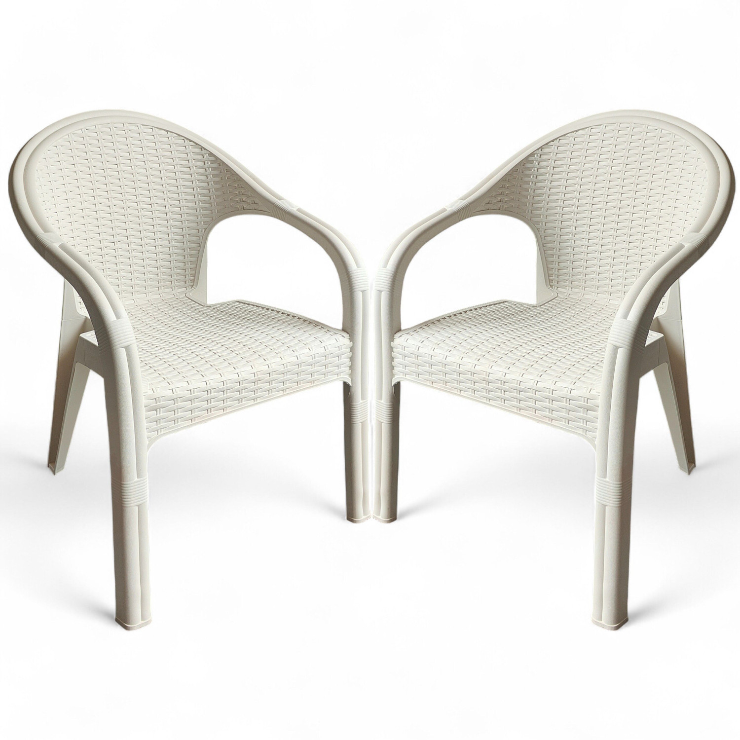 Image of TrendyLivings Sizz Plastic Chair for Home, Garden Plastic Outdoor Chair