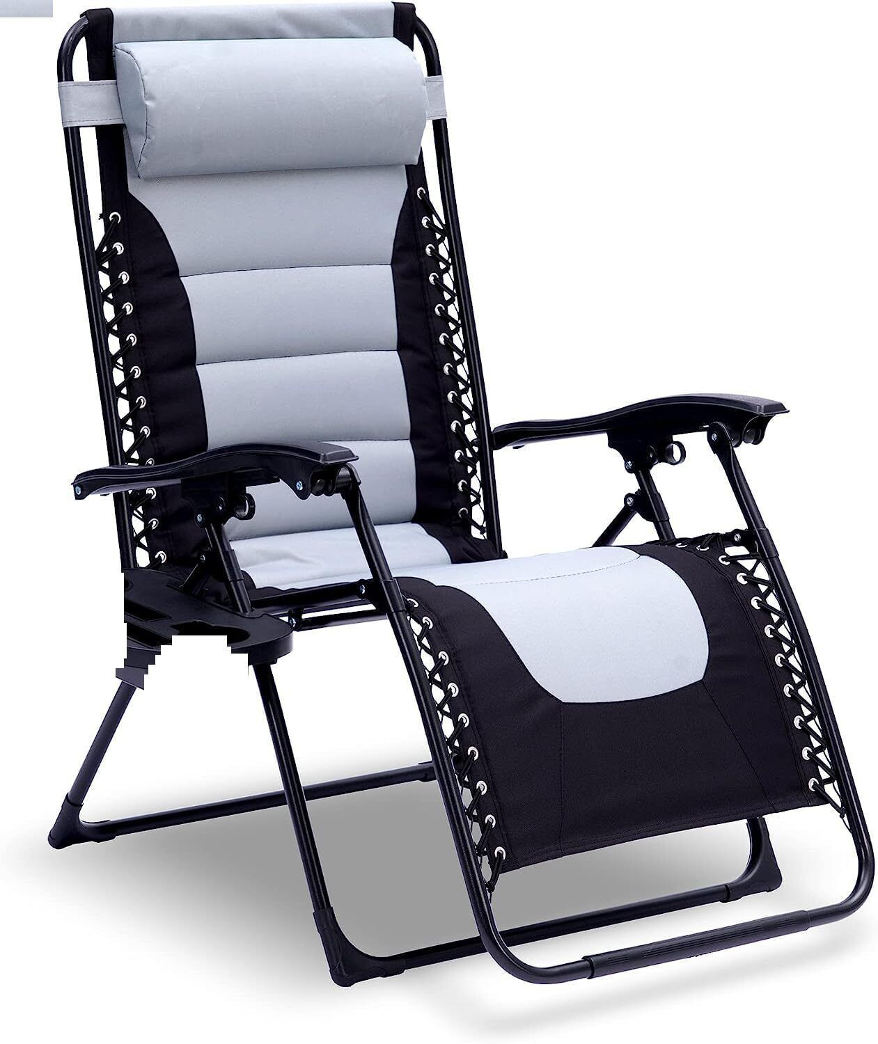 Image of Ginoya Brothers Zero Gravity Relax Chair For Lounge,Easy Chair for Lawn Portable and Foldable Fabric Outdoor Chair