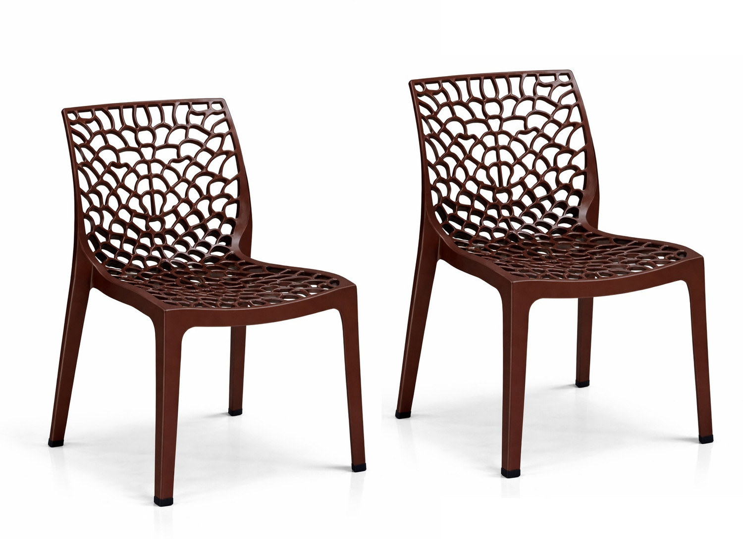 Image of SRI GAYATHRI POLYMERS Premium Web Design Plastic Chair|Stylish Modern Armless Chair for multipurpose Plastic Outdoor Chair