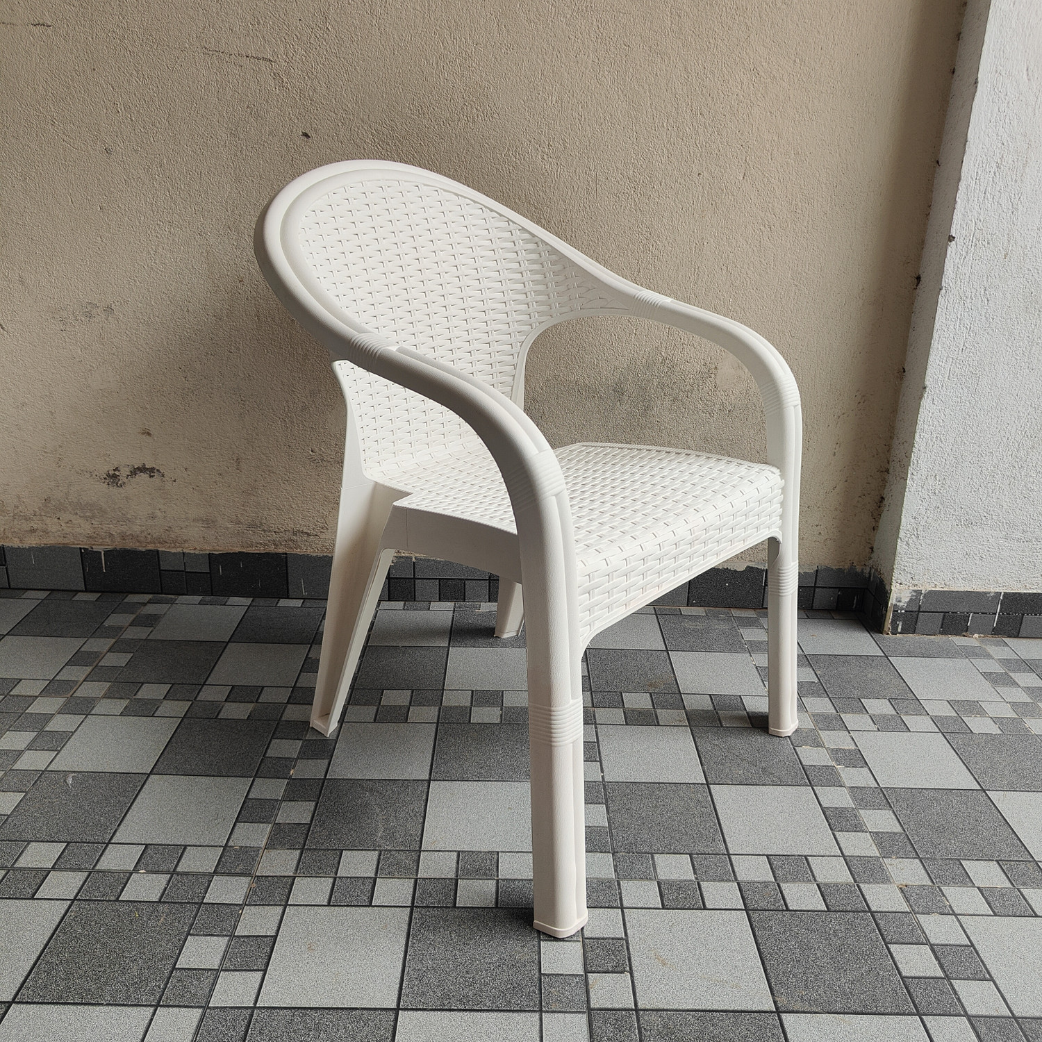 Image of TrendyLivings Sizz Plastic Chair for Home, Garden Plastic Outdoor Chair