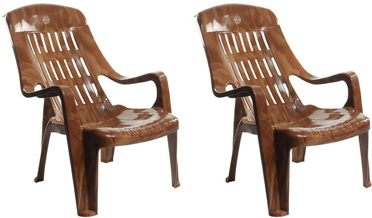 Image of cello Comfortable: Curved seat edge, extra-large backrest and seat panels Plastic Outdoor Chair