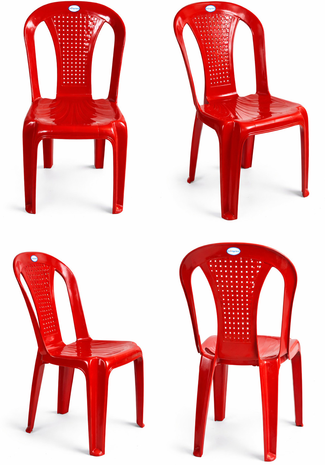 Image of SRI GAYATHRI POLYMERS Premium Virgin Plastic Armless Chair for Dining, Home, Garden & Outdoor Use Plastic Outdoor Chair