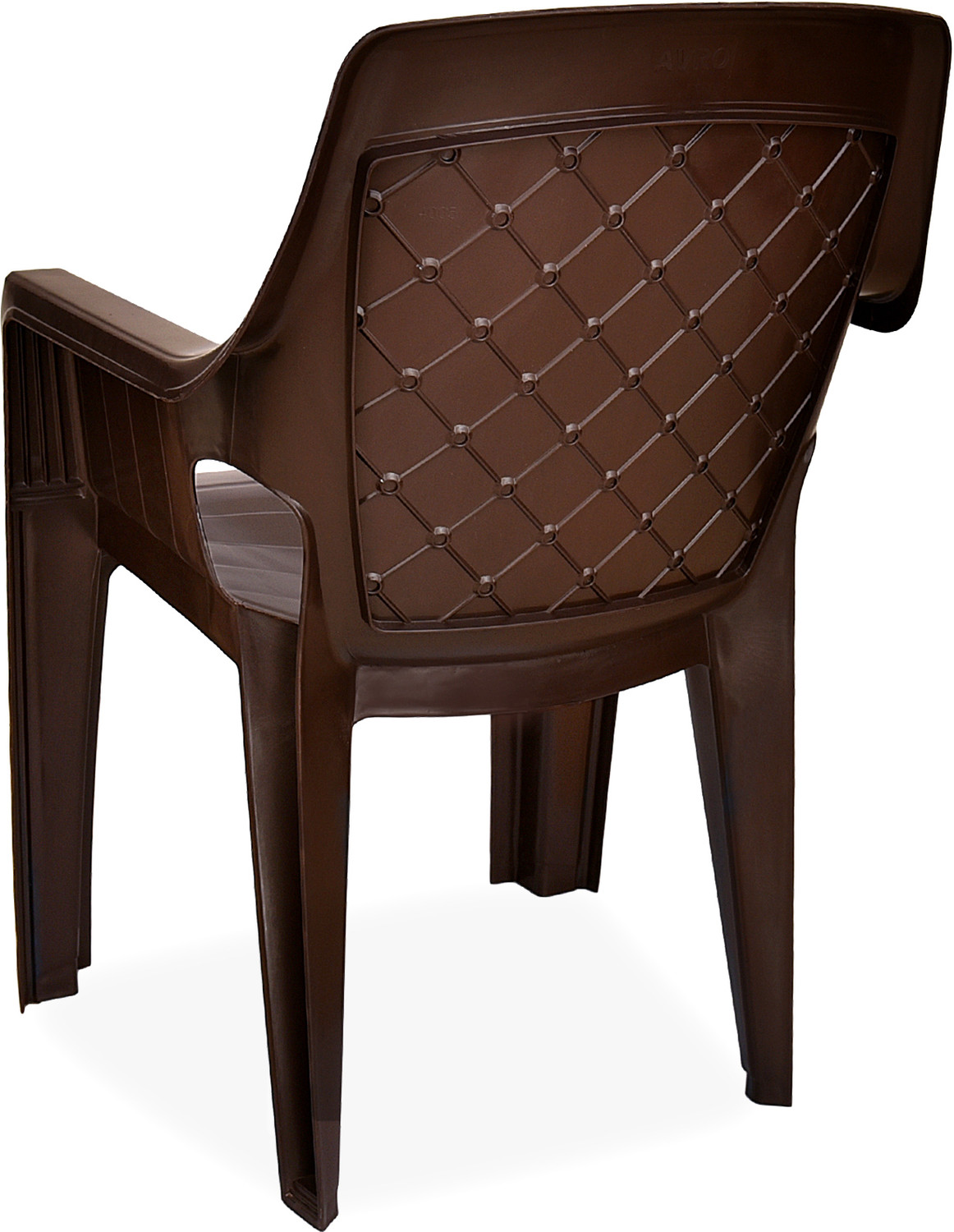 Image of AVRO furniture 4005 Brown Durable Chair for Comfortable Seating - Home, Outdoor, Office & Cafe Plastic Living Room Chair