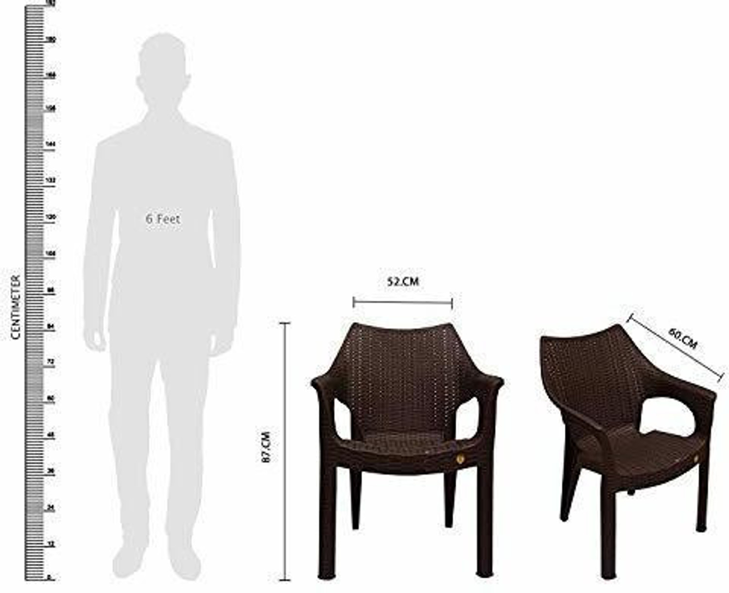 Image of Anmol Moulded Furniture Plastic Outdoor Chair