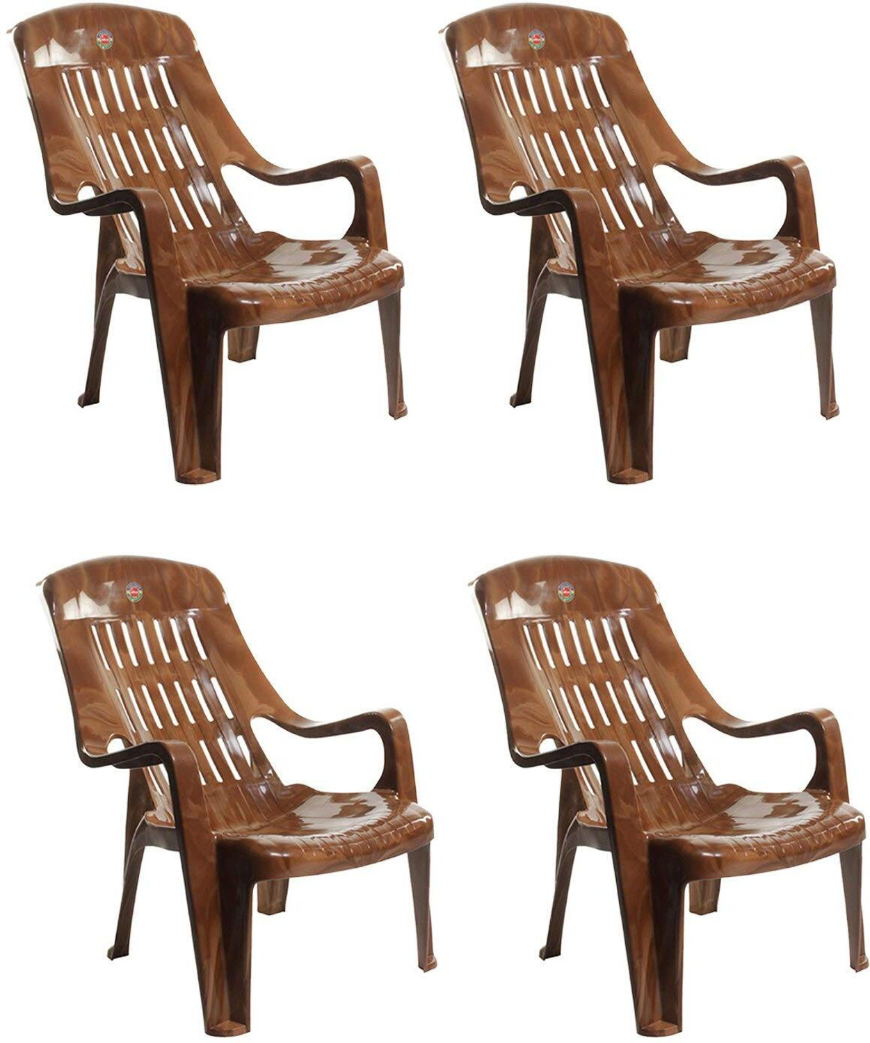 Image of cello Comfortable: Curved seat edge, extra-large backrest and seat panels Plastic Outdoor Chair