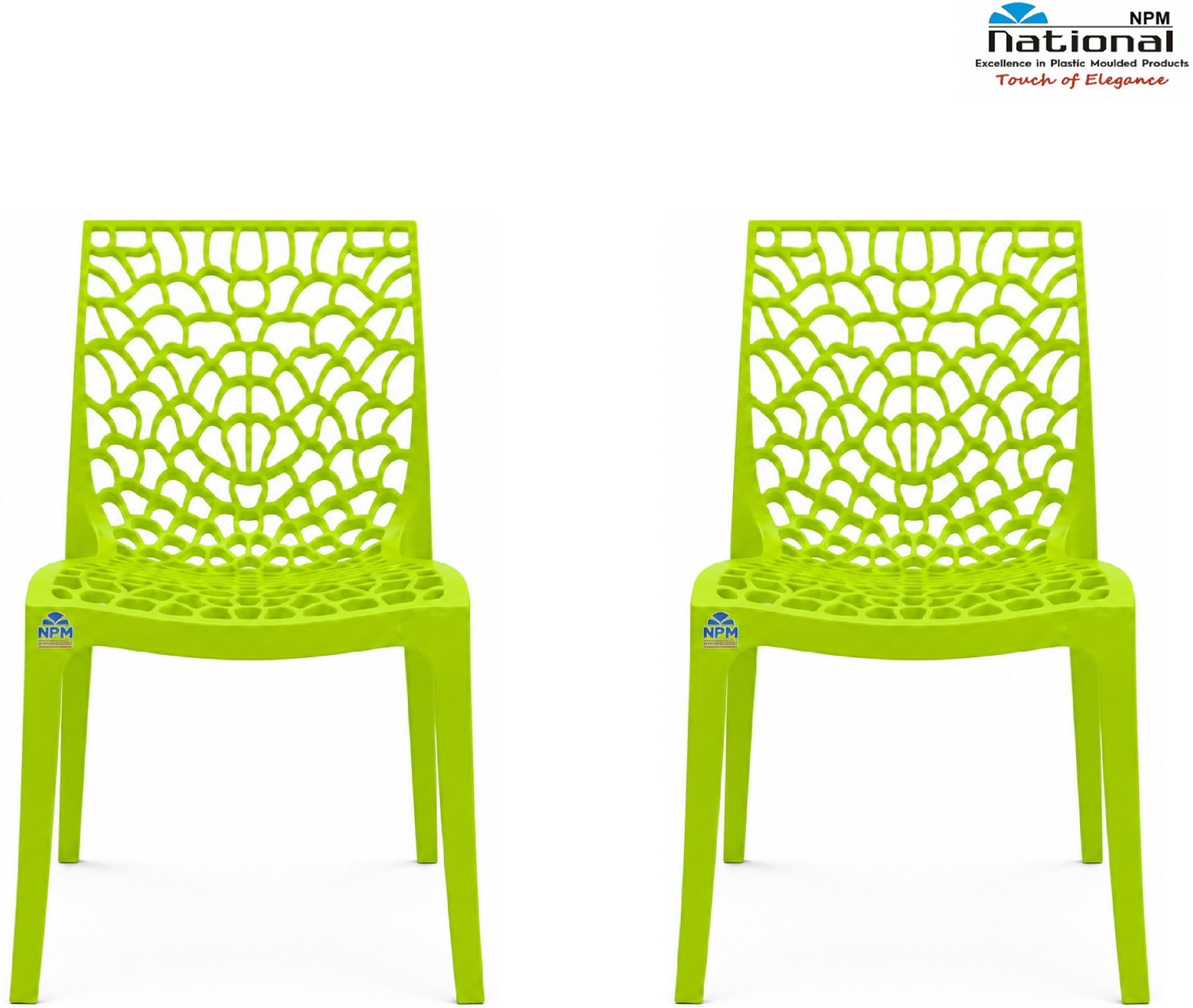 Image of NPM NATIONAL Chair for Home, Office, Garden & Balcony | Heavy Duty Plastic Outdoor Chair