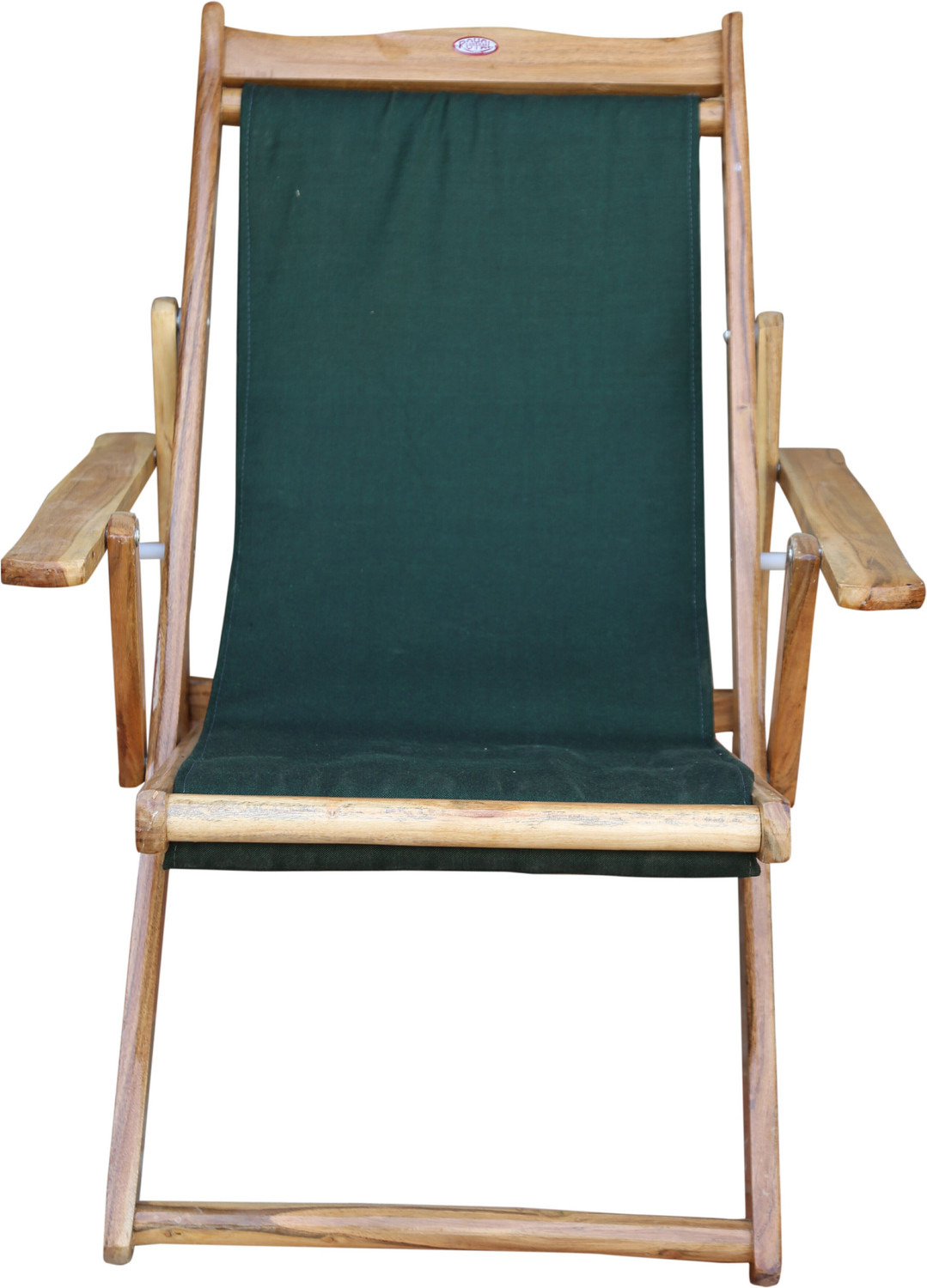 Image of ROYAL BHARAT 218-Sleep &DreamChair-Green Solid Wood Outdoor Chair