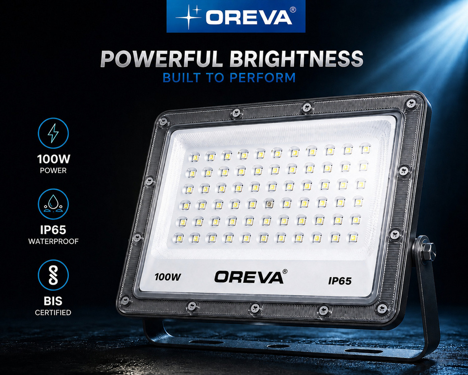 Image of OREVA ORFLD-100W-NEO Flood Light Outdoor Lamp