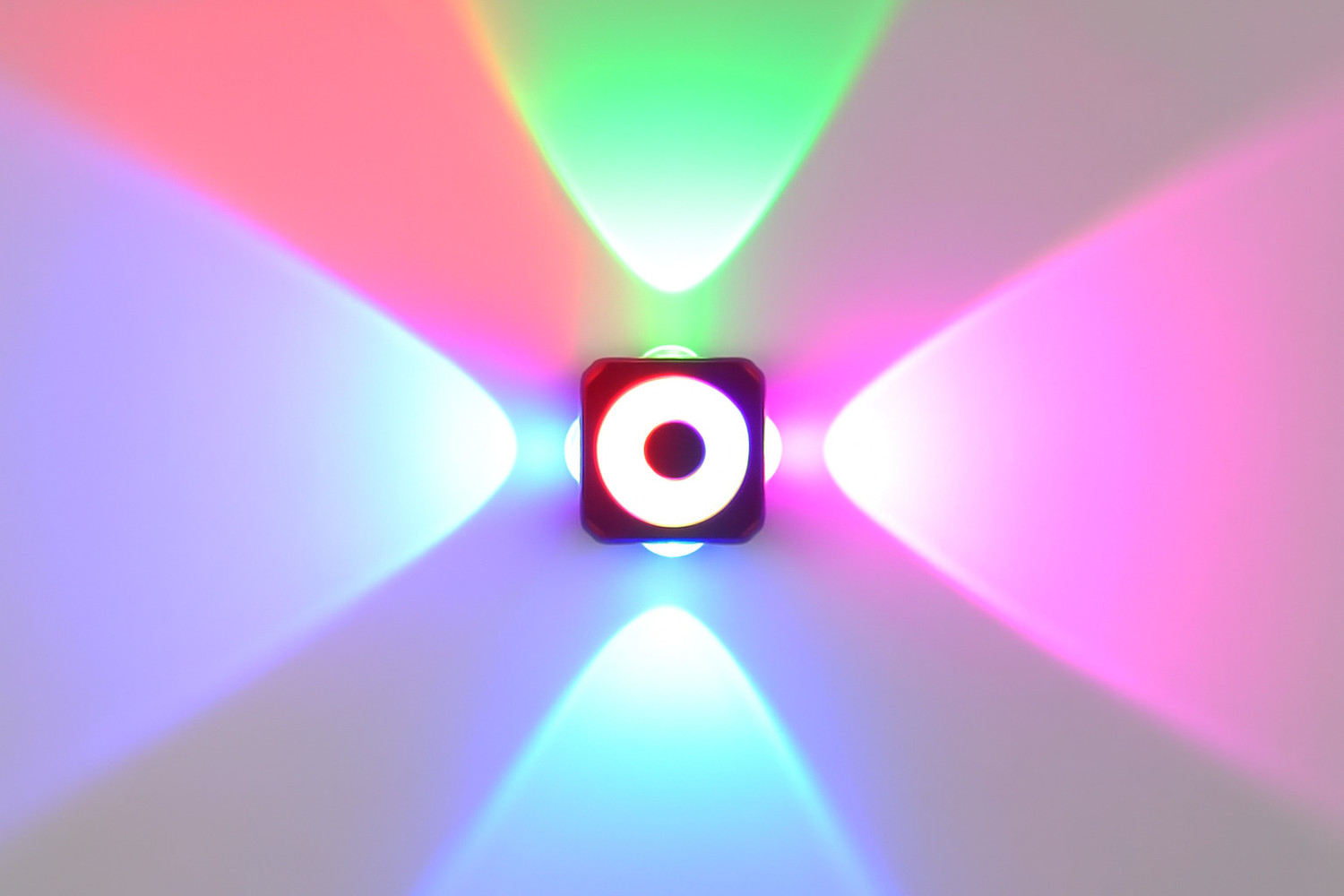 Image of Hybrix LED (4+1) Way Indoor /Outdoor Mini Wall Light, IP65 Waterproof (5 Watt) COB LED, Multicolor Light Color (SINGLE) Post Light Outdoor Lamp