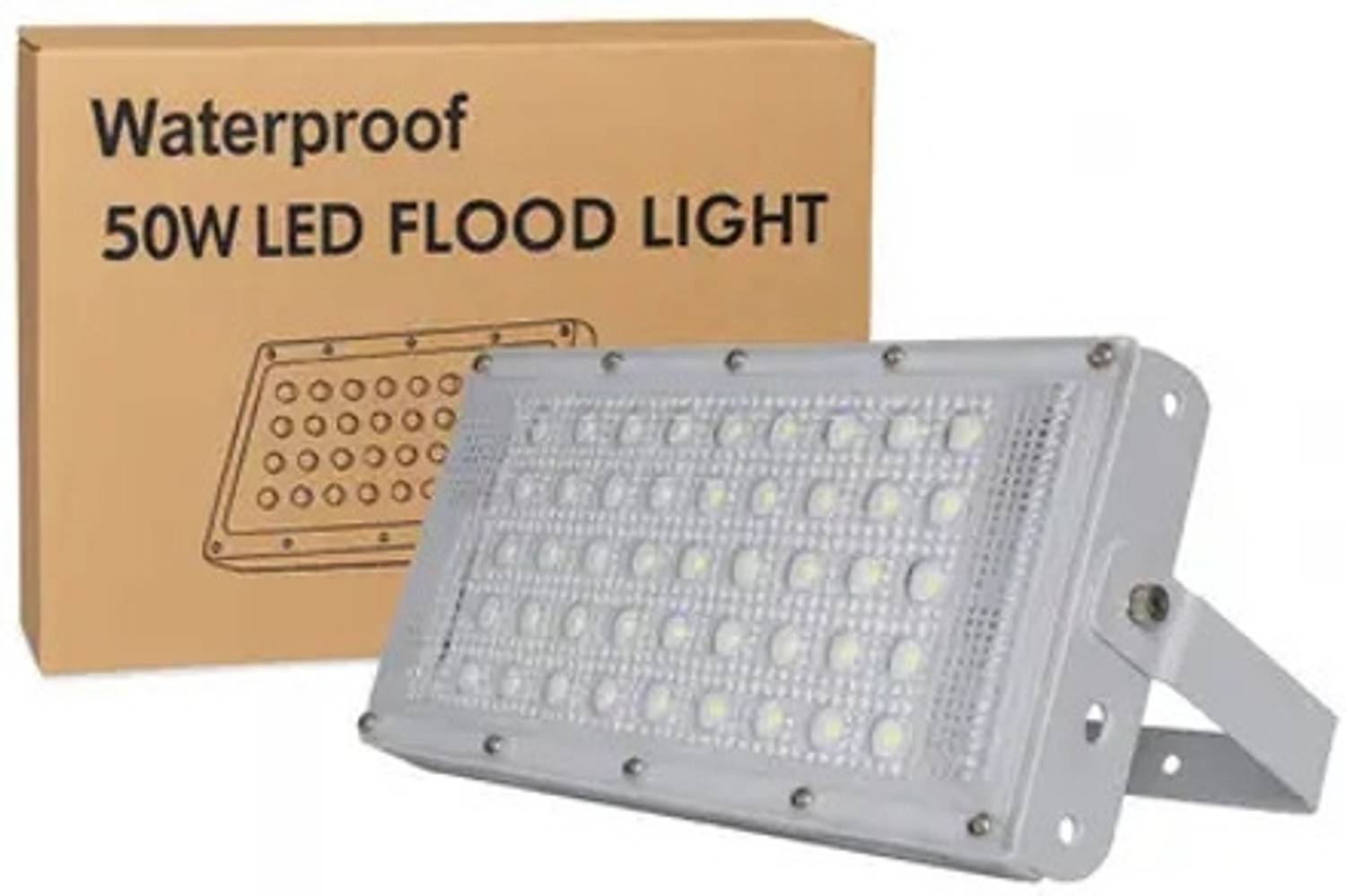BLEXO Brick Series 50W LED Lens Flood Lights - White (Pack of 5) - Image 3