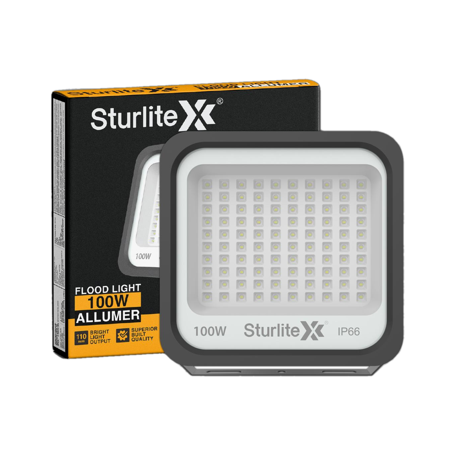 Image of Sturlite Allumer 100 W LED Flood Light - (Pack of 1) (L-G-0180-100W) Flood Light Outdoor Lamp