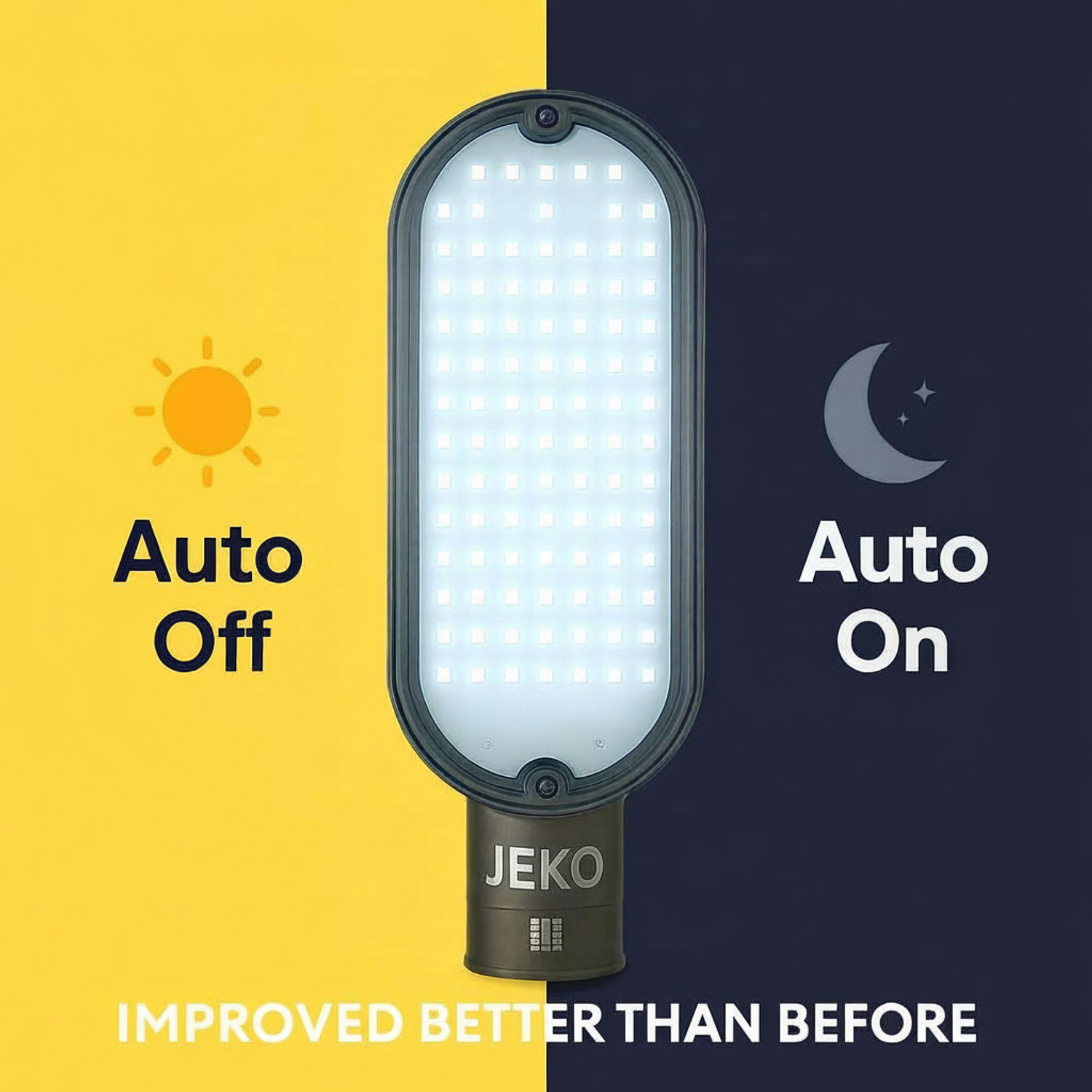 Image of Jeko 36W LED Street Light with Motion SensorEnergy-Efficient Lamp for Street, Garden, Parking (Pack of 1) Street Light Outdoor Lamp Street Light Outdoor Lamp