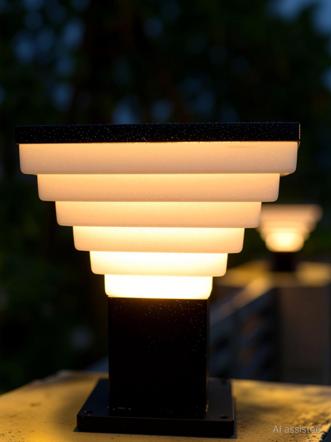 Image of GENREE Premium Unique (WITHOUT BULB) PACK OF 2 Gate Light Outdoor Lamp