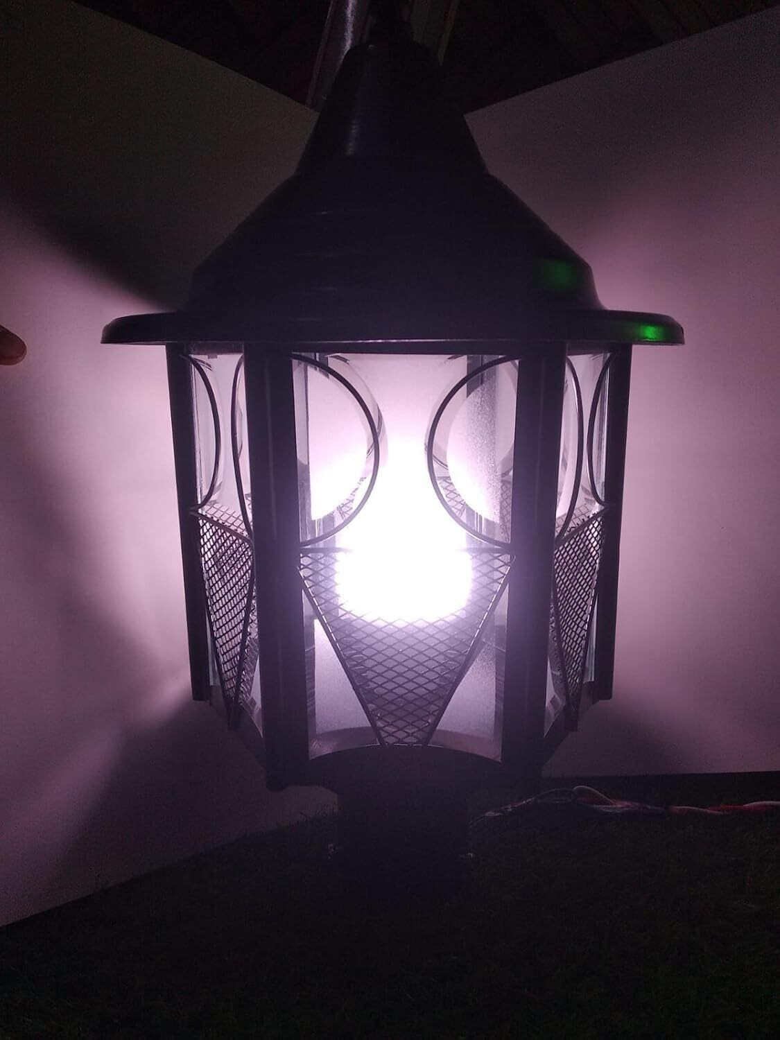Image of Areezo Black Vintage Outdoor Waterproof Gate Light for Pillar - Classic Design (Set of 4) Gate Light Outdoor Lamp