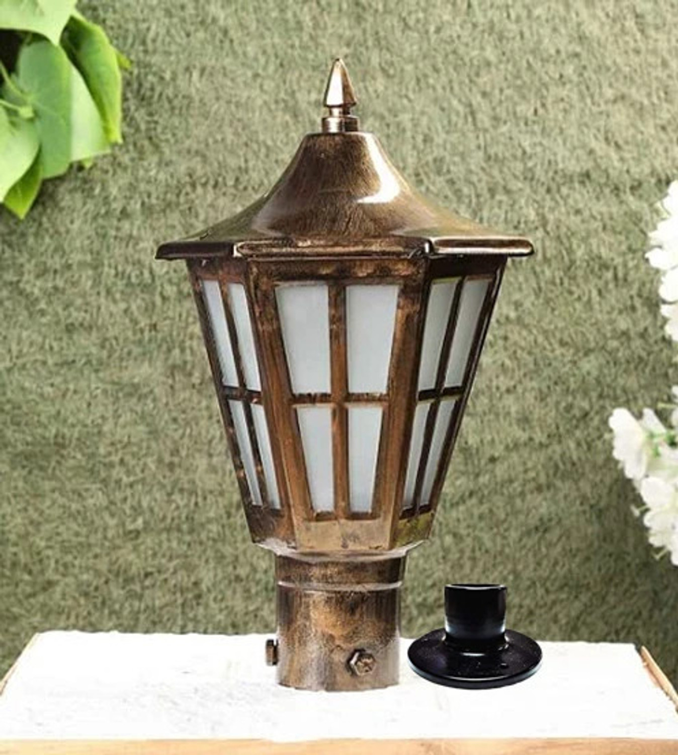 Image of G CHHARIYA TRADERS GATE LIGHT FOR HOME GATE WATERPROOF PACK OF 1 ( STAND FREE ) Gate Light Outdoor Lamp