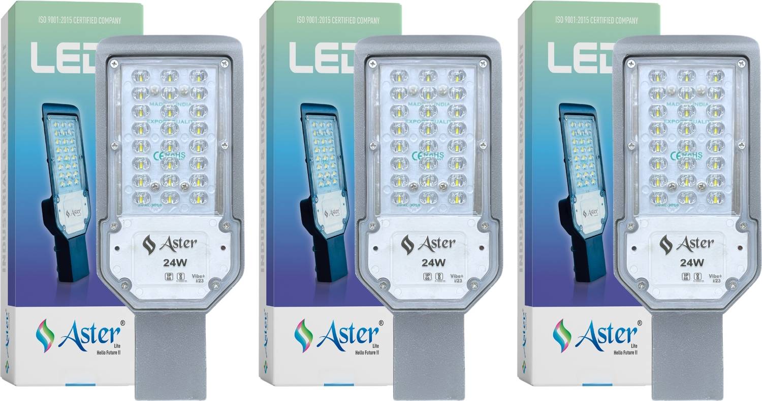 ASTER LITE Vibe+ 36W LED Street Light IP66 Waterproof (Pack of 3) Flood Light Outdoor Lamp