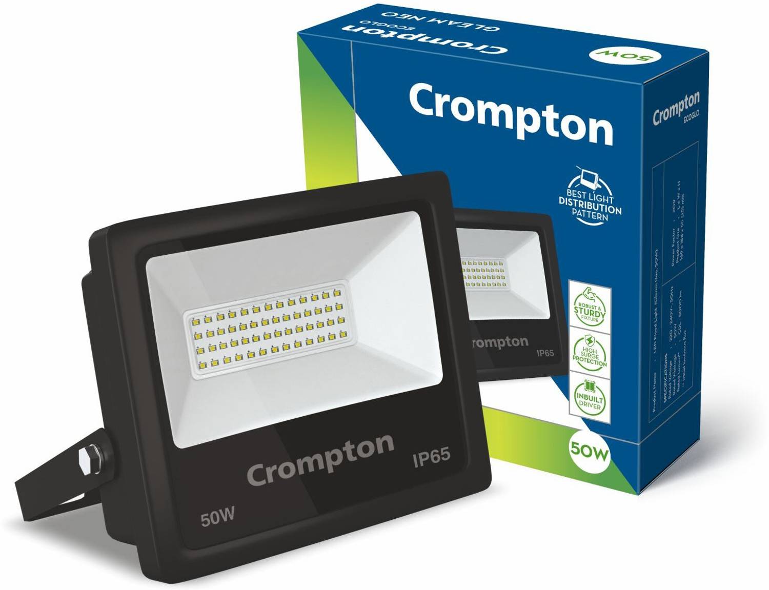Crompton LDFLX50CDL Flood Light Outdoor Lamp (White)