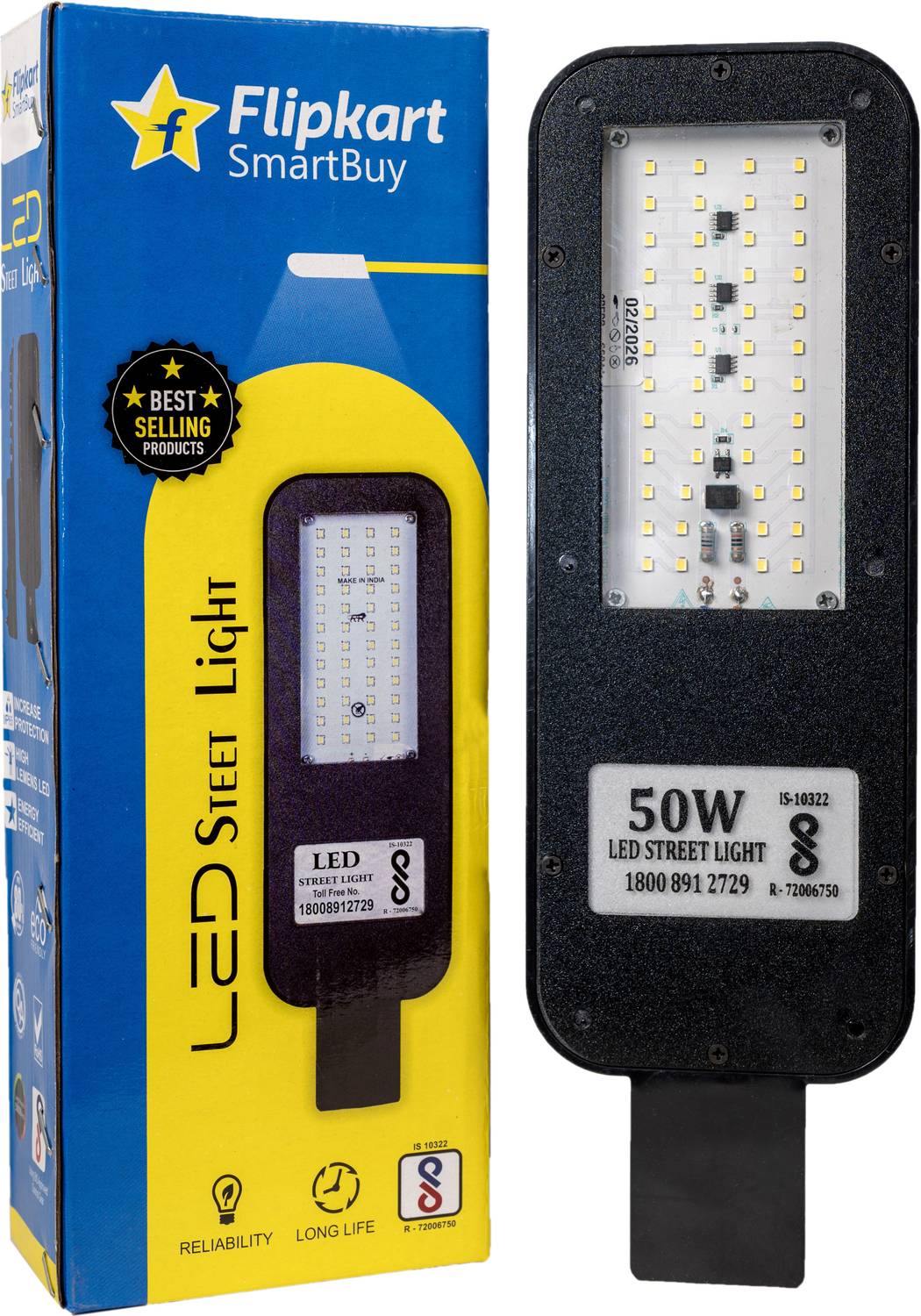 Flipkart SmartBuy 50W DOB BIS Approved PC Body LED Flood Halogen