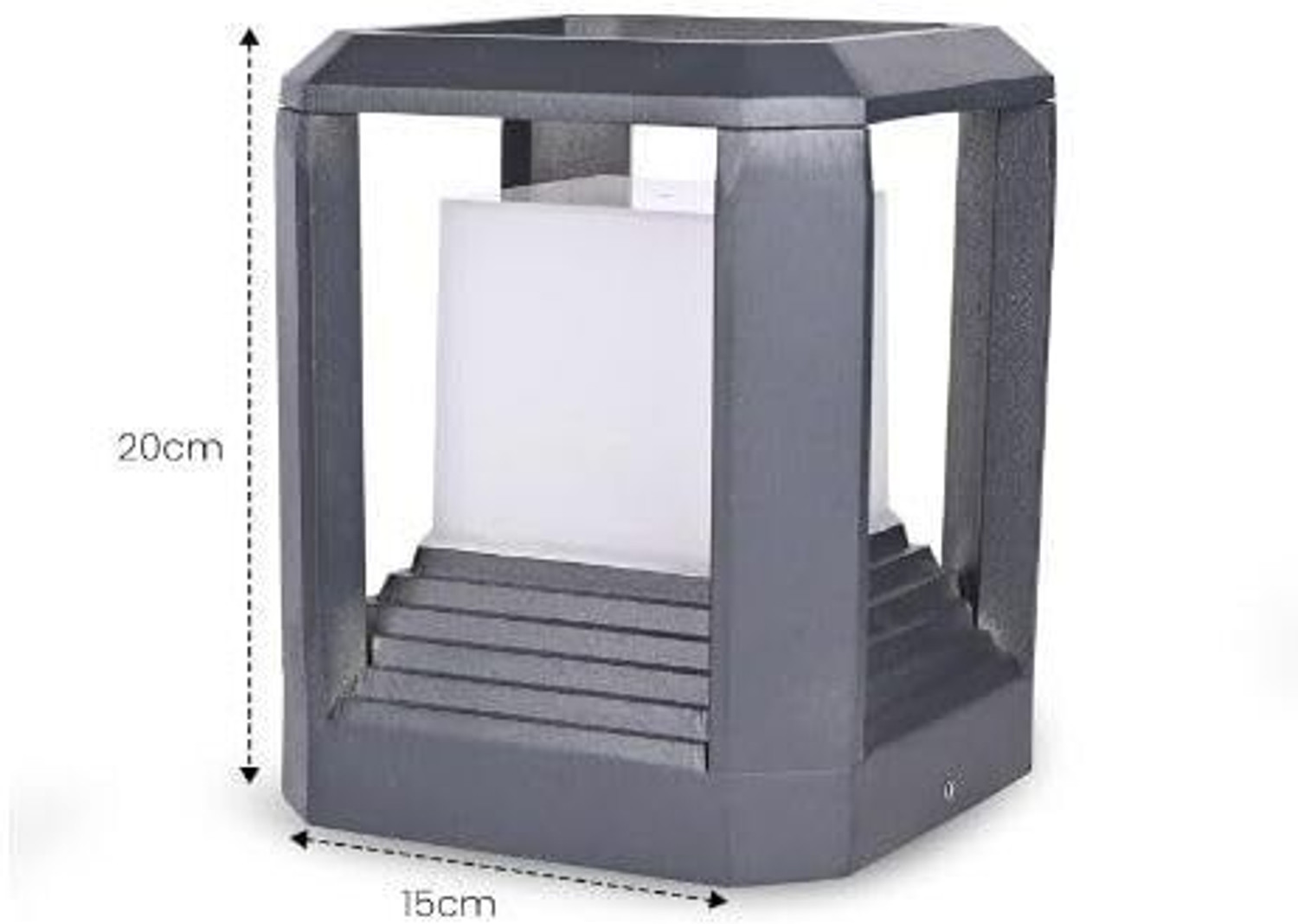 Image of GENREE Premium Unique (WITHOUT BULB) PACK OF 2 Gate Light Outdoor Lamp
