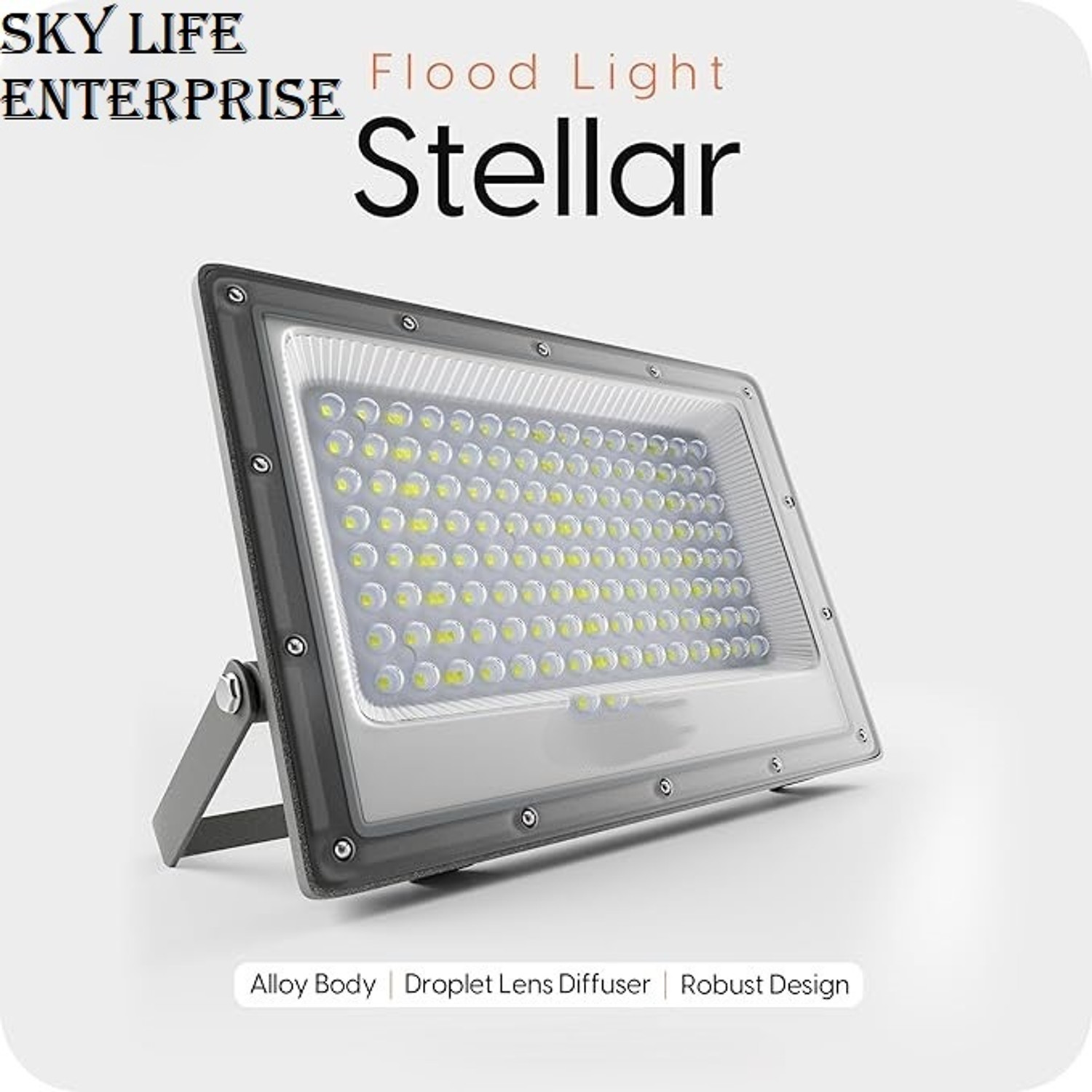 Image of FOXSUN 150W Lens Flood Light With Extension Bracket 180 Bright SMD Light IP67 Waterproof Flood Light Outdoor Lamp