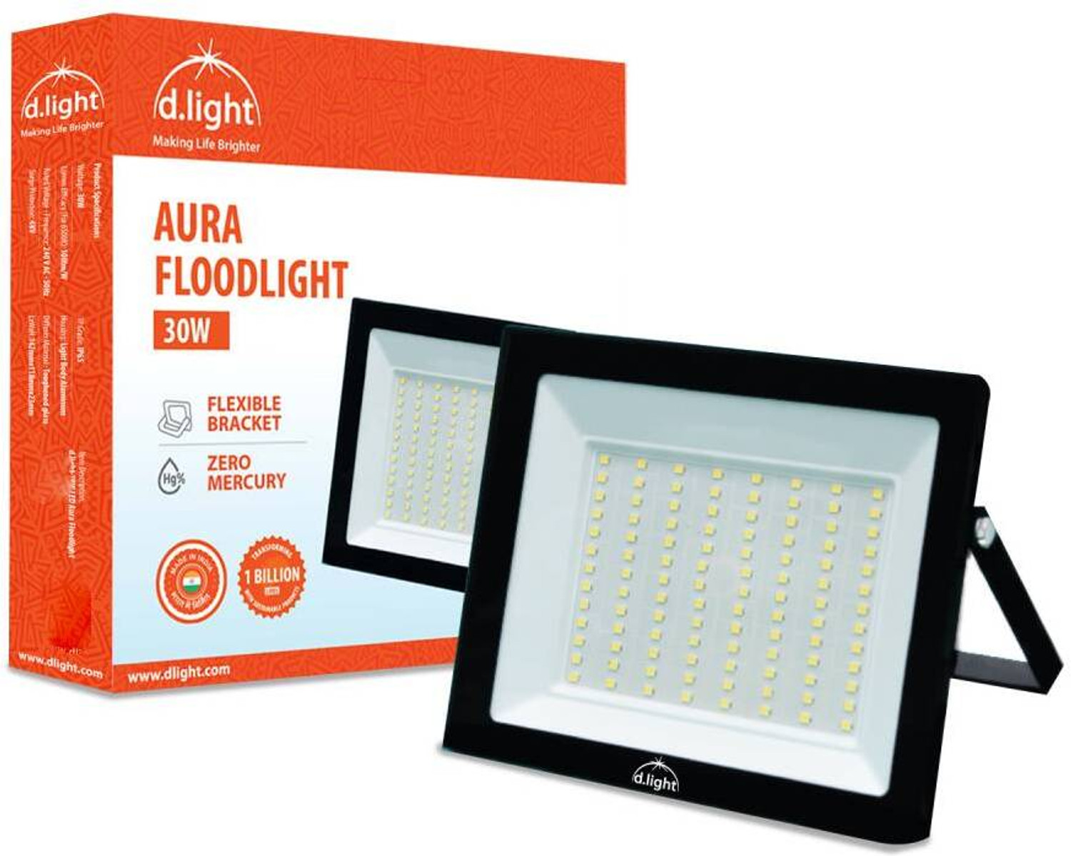 Image of d.light 30W Aura Flood Light Outdoor Lamp