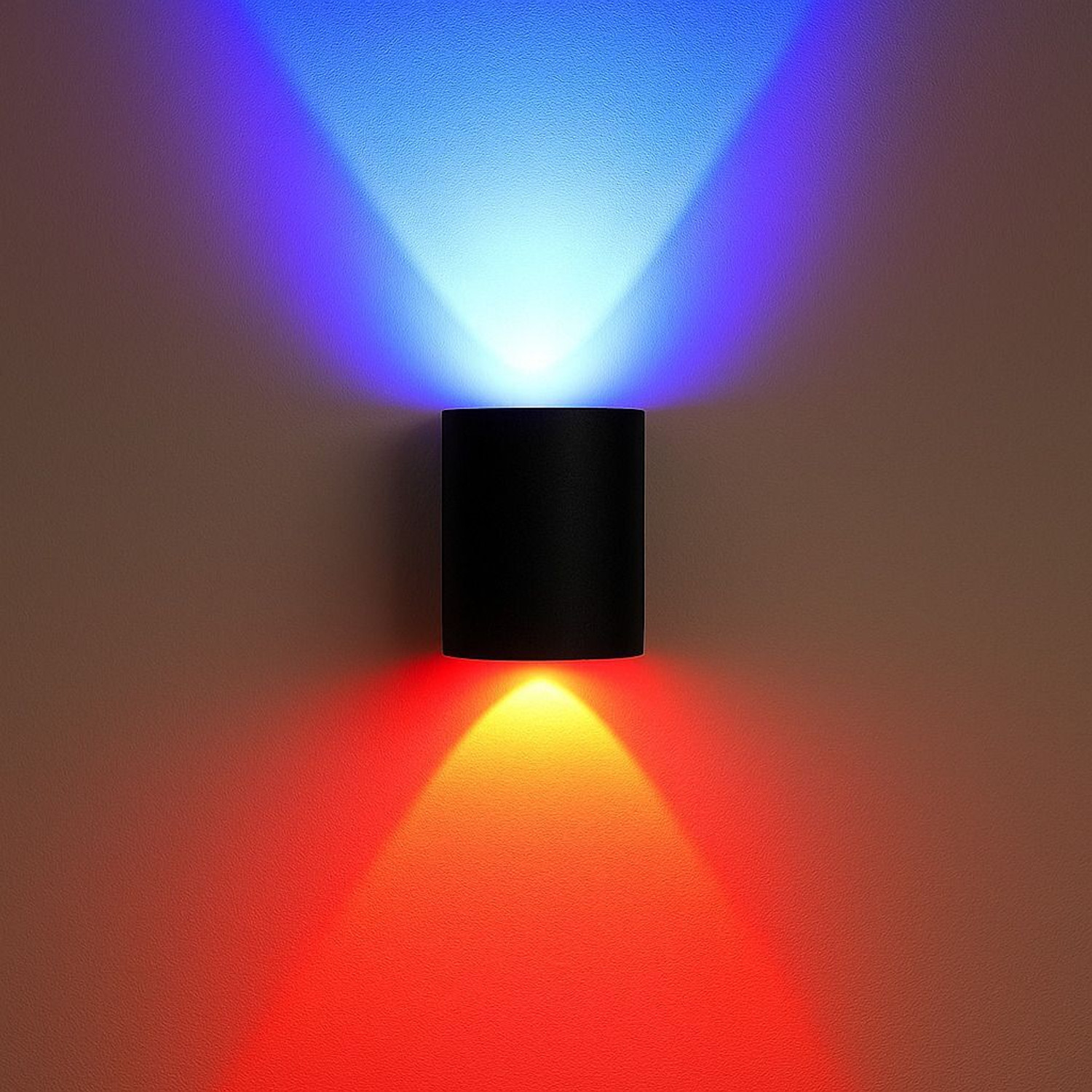 Image of Hybrix LED UP /Down 1+1 Dual Head Wall Light (2 Watt) Optical COB LED, Shock Proof Premium Look, Multicolor Light, IP67 Waterproof for Indoor /Outdoor Use (PACK OF 1) Post Light Outdoor Lamp