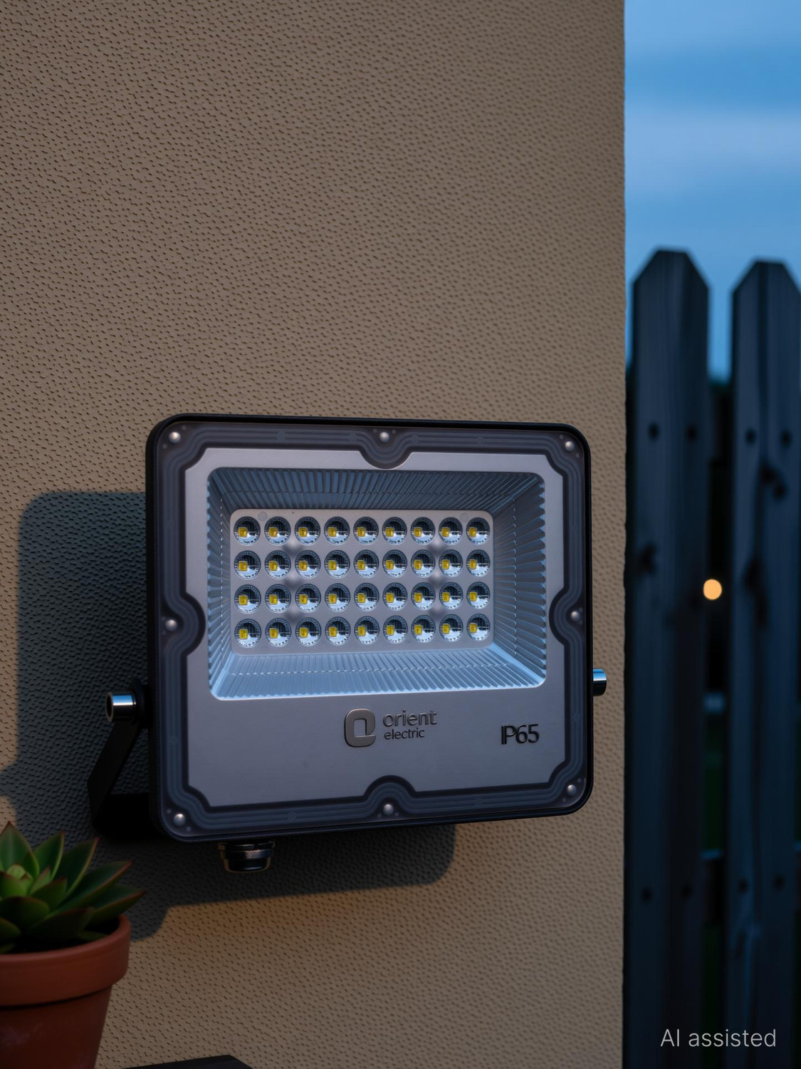 Image of Orient Electric Razor Plus 50W with IP65 LED50WFL-65KIP65D Flood Light Outdoor Lamp