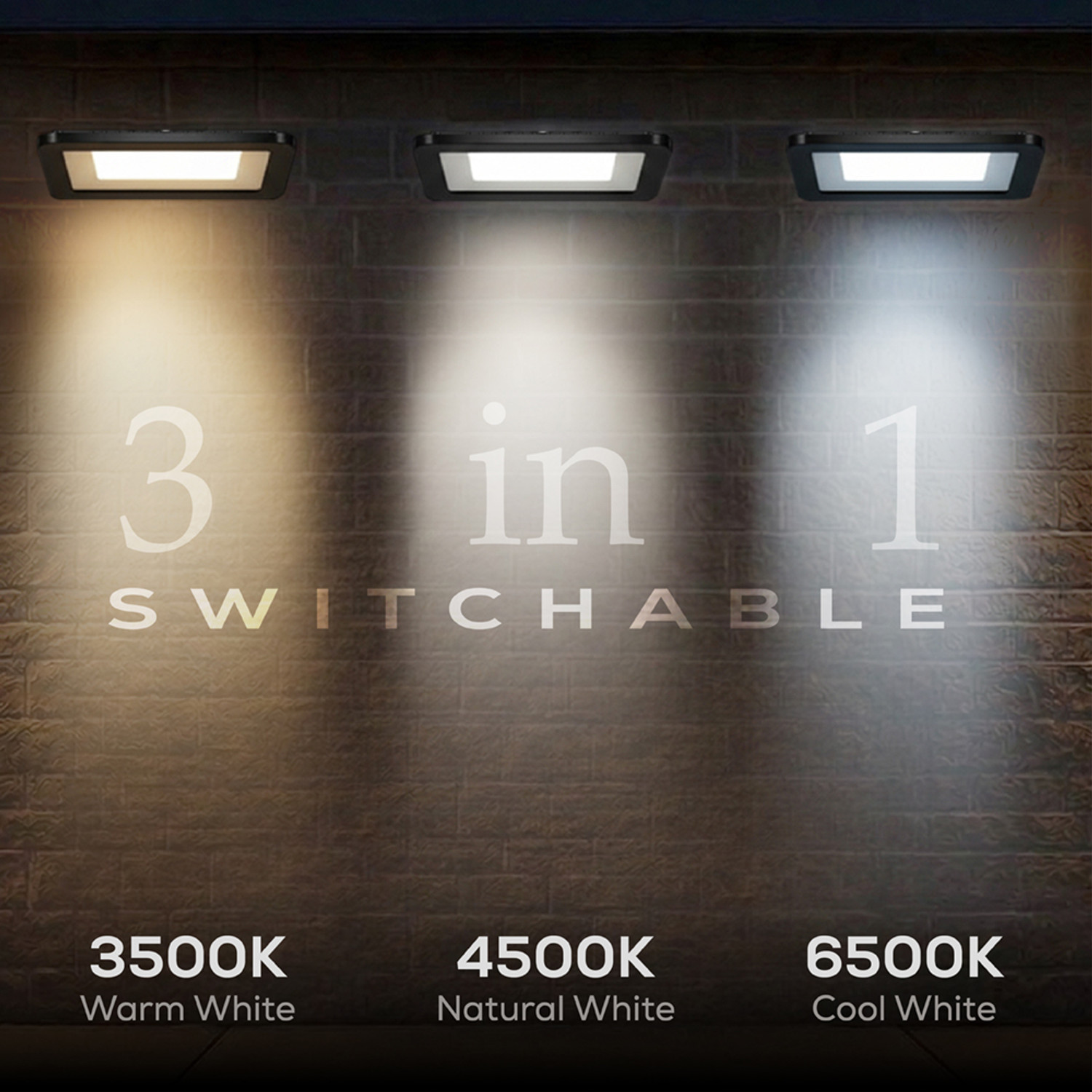 Image of Nortek 50W LED Flood Light 3 Color Switchable (CW /NW /WW) Outdoor Waterproof IP66 Flood Light Outdoor Lamp