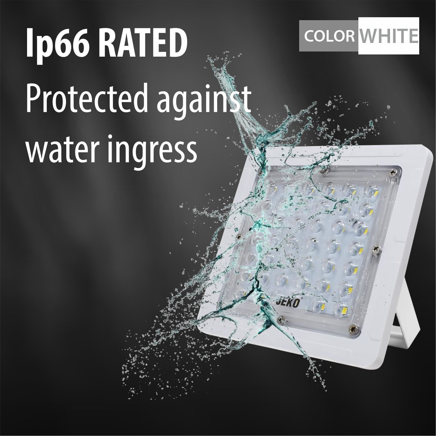 Image of Jeko 25W Led Street Light-Flood Light-Water Led Light Flood Light Outdoor Lamp (White)