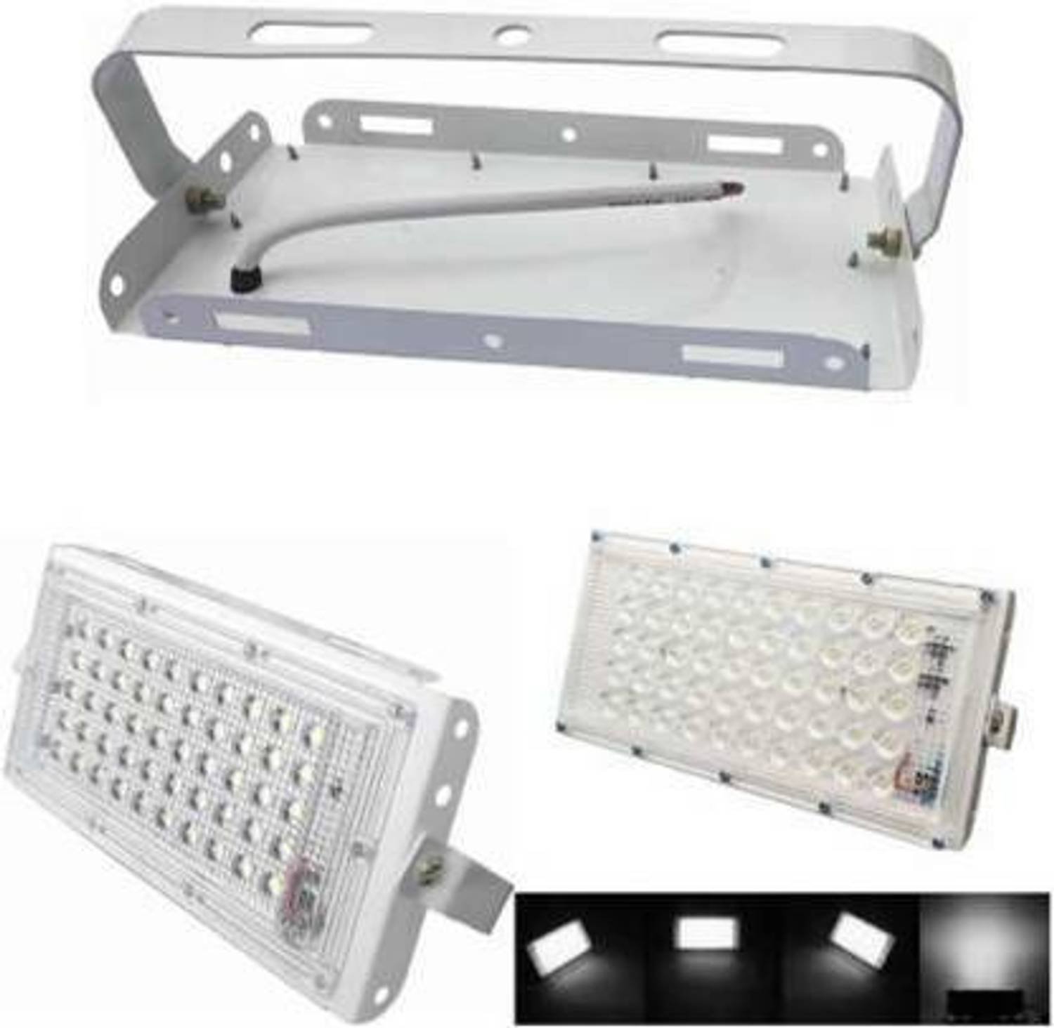 YogpriDeal 2-Pack White Outdoor Flood Lamp - Image 2