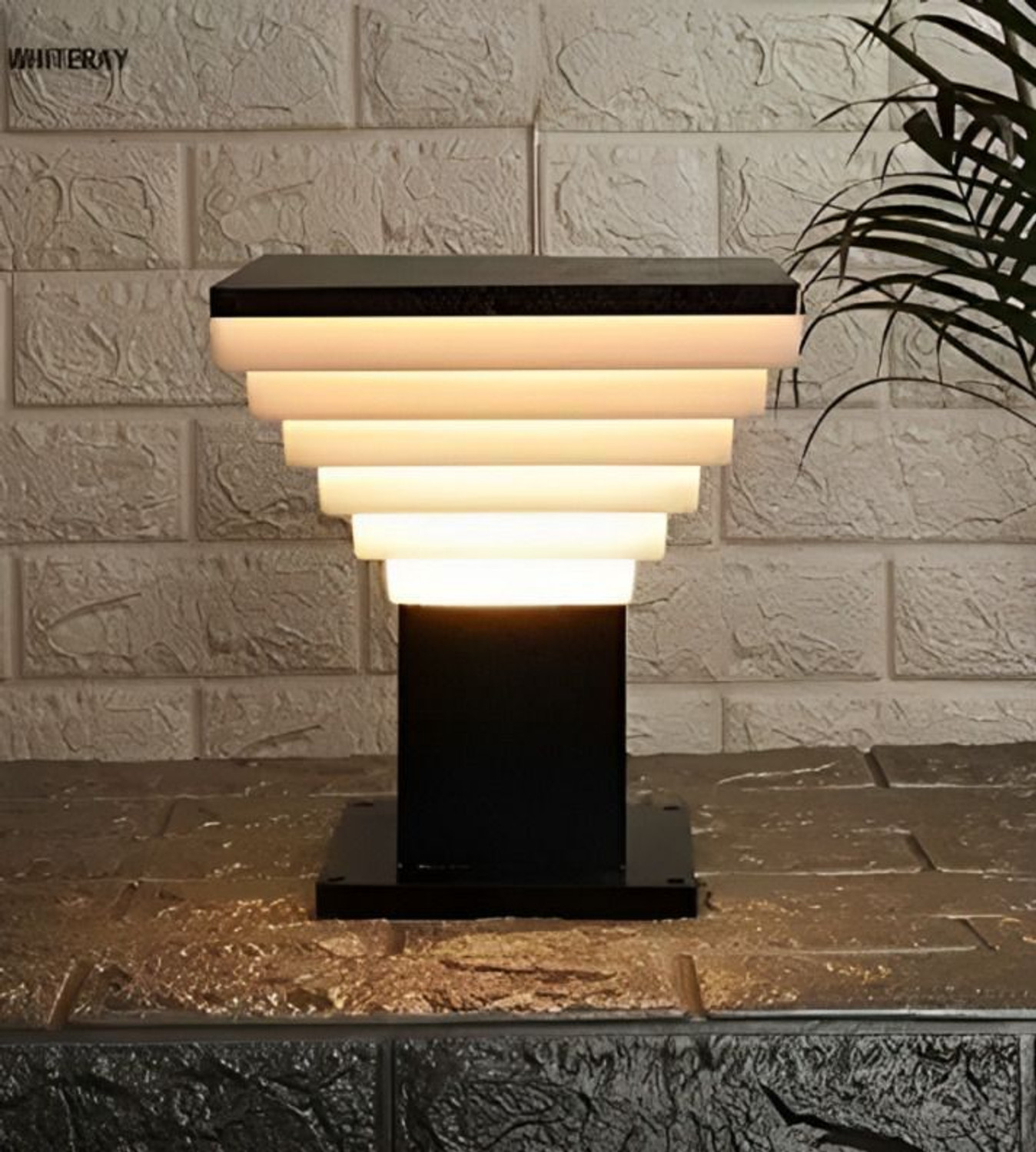 Image of Areezo BLACK DELUXE GATE LIGHT FOR HOME DECOR (BULBNOT INCL.) (PACK OF 3) Gate Light Outdoor Lamp