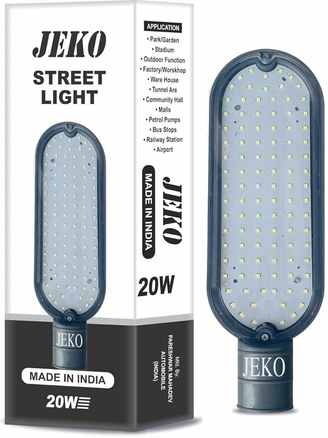 Image of Jeko 20 Watt Led Street Light-Street Light Led 20 Watt-Flood Light-Outdoor Lights Waterproof- Gate Light Street Light Outdoor Lamp