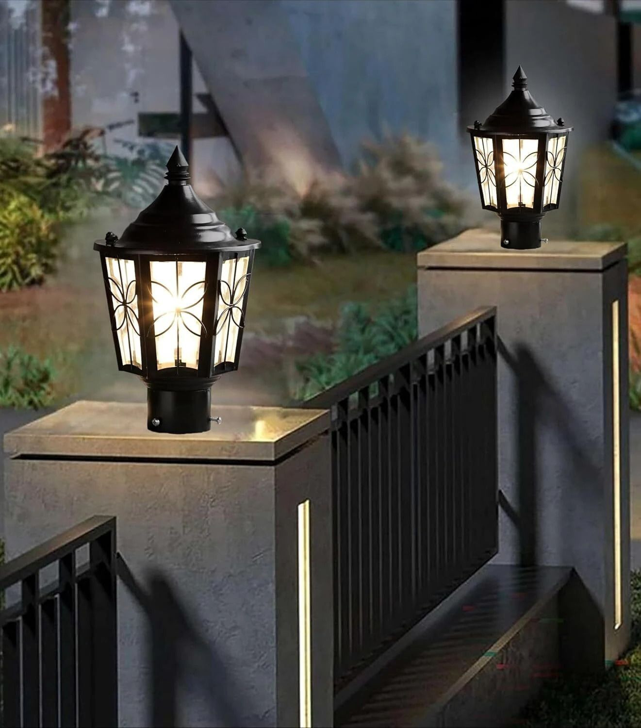 Image of GAUVIK GAU - WATERPROOF GATE LIGHT (PACK OF 2) Gate Light Outdoor Lamp