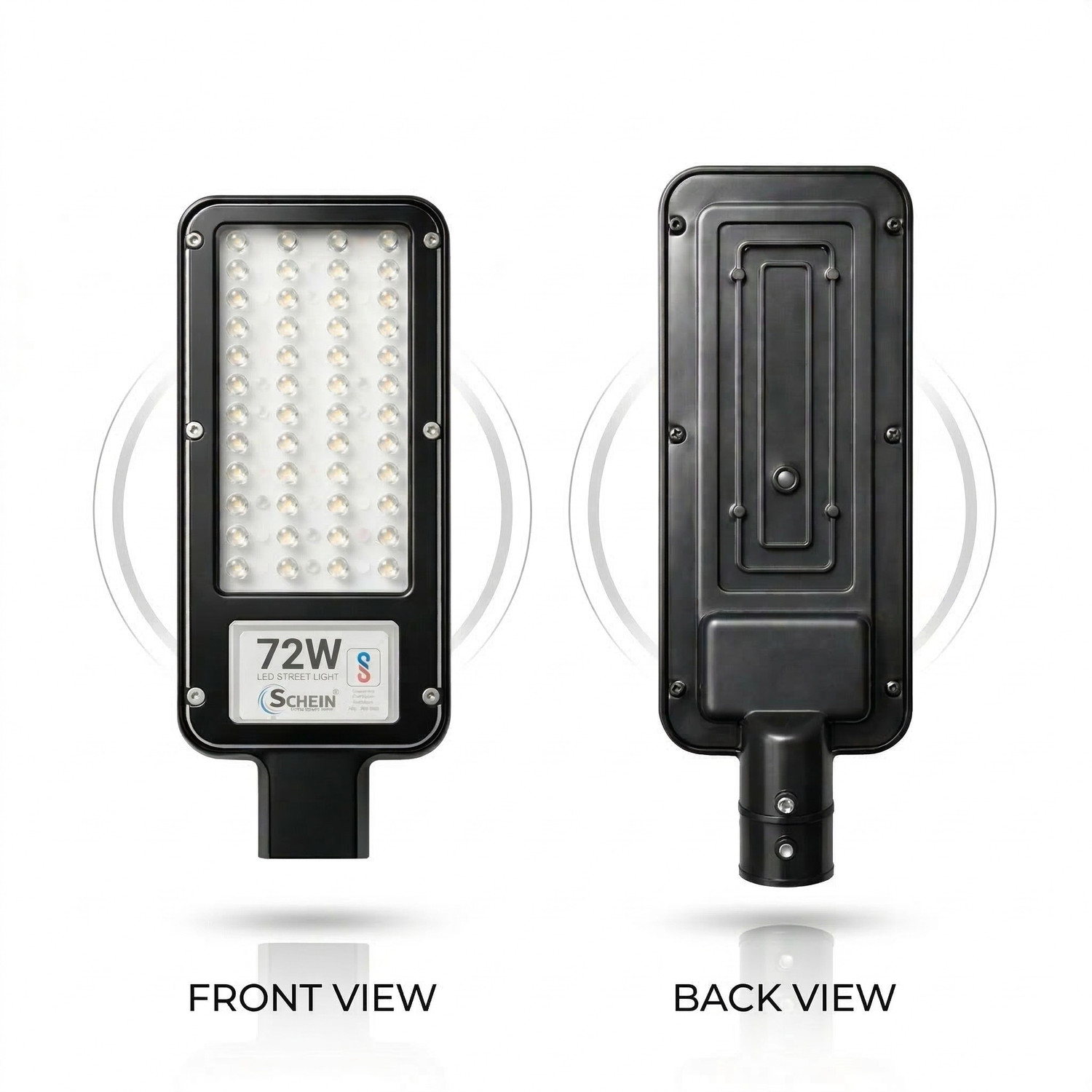 Image of SCHEIN Street Light LED 72W White (Non-Solar, Without Sensor) | Pack of 1 | Bright White High Output | IP65 Waterproof & Durable | Energy Efficient Long Lifespan | Outdoor Lighting Lamp Street Light Outdoor Lamp