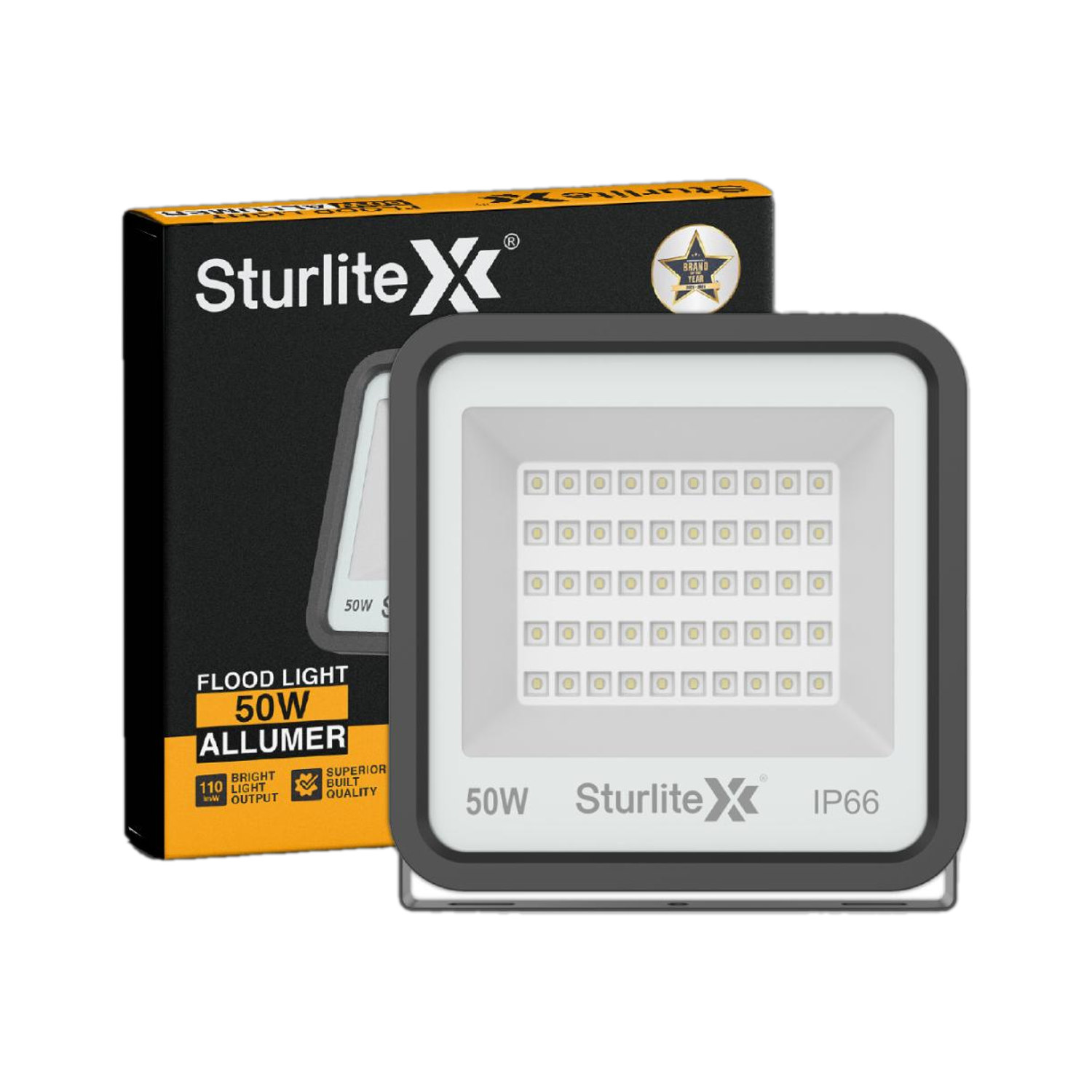 Image of Sturlite Allumer 50 W LED Flood Light - (Pack of 1) (L-G-0180-50W) Flood Light Outdoor Lamp