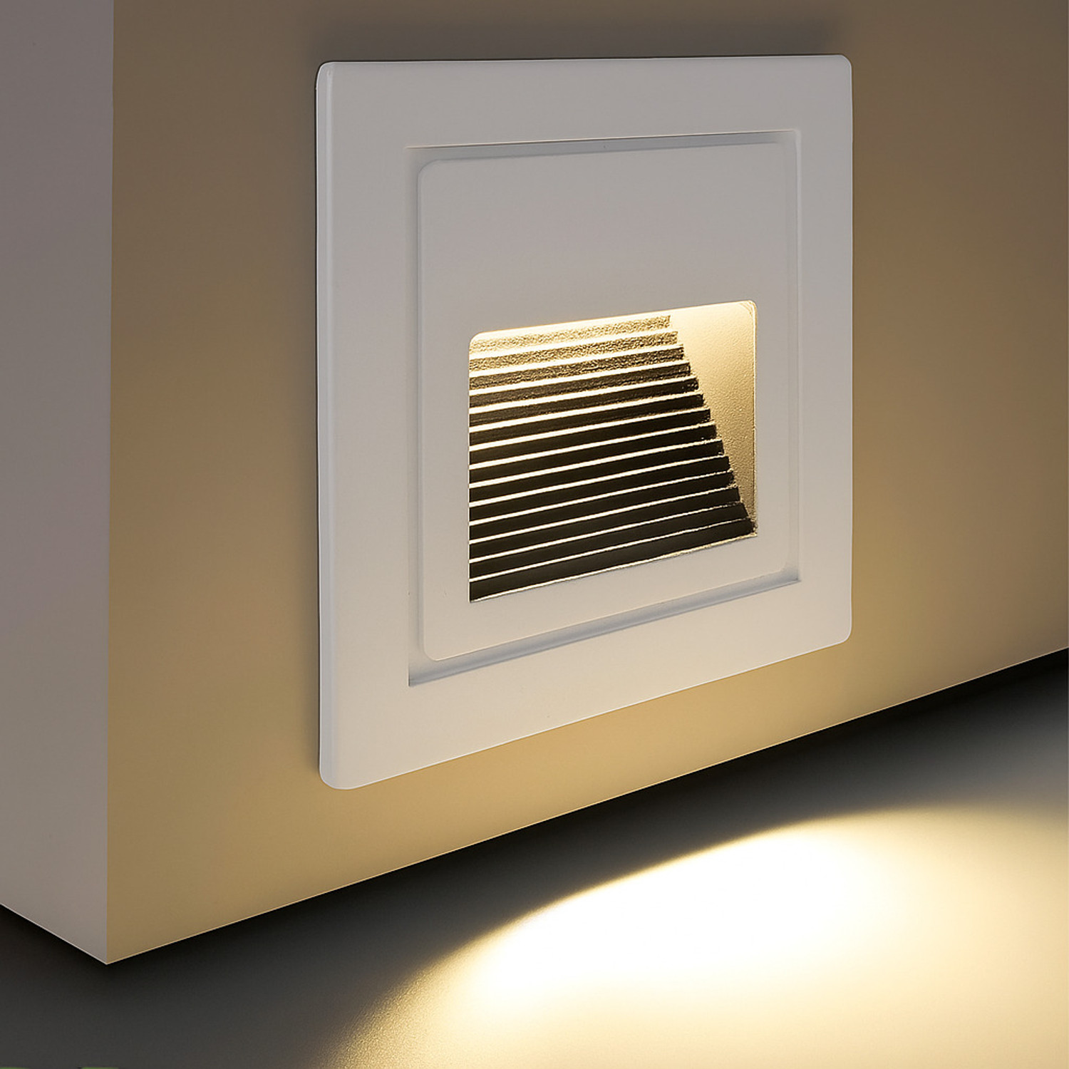 Image of Volt Vision 3 Watt 2 Module Wall Step Light Outdoor and Indoor LED (Foot Light) with Aluminium IP65 Grade Waterproof Body (Warm White) Post Light Outdoor Lamp