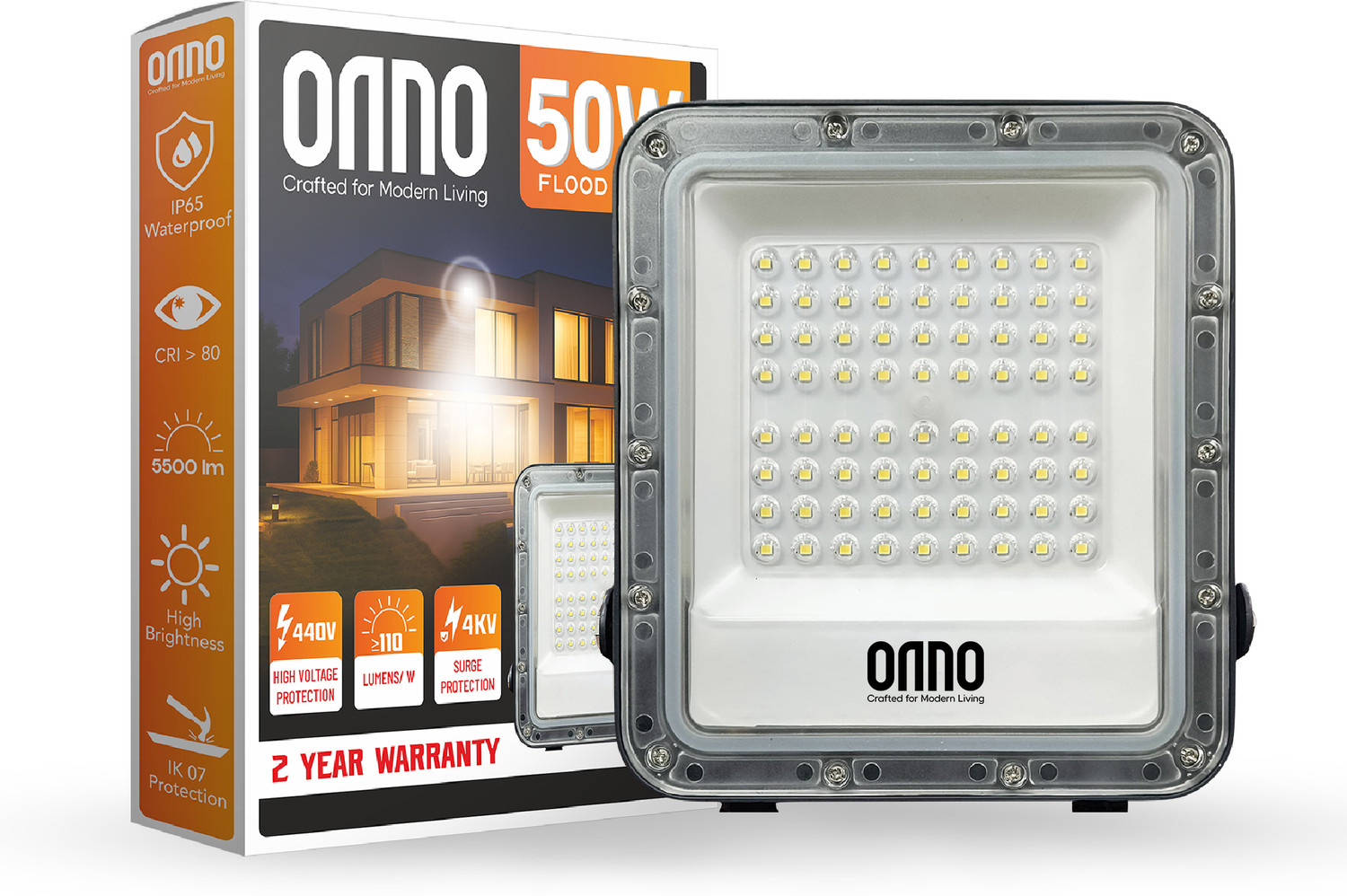 Image of ONNO ON-FL-D-050W Flood Light Outdoor Lamp