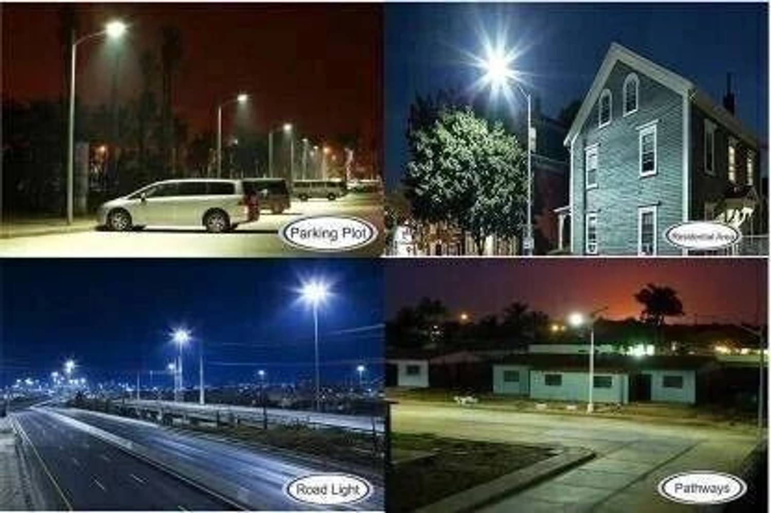 PE 50W LED SL1 Glass Street Light Outdoor Lamp - Image 5