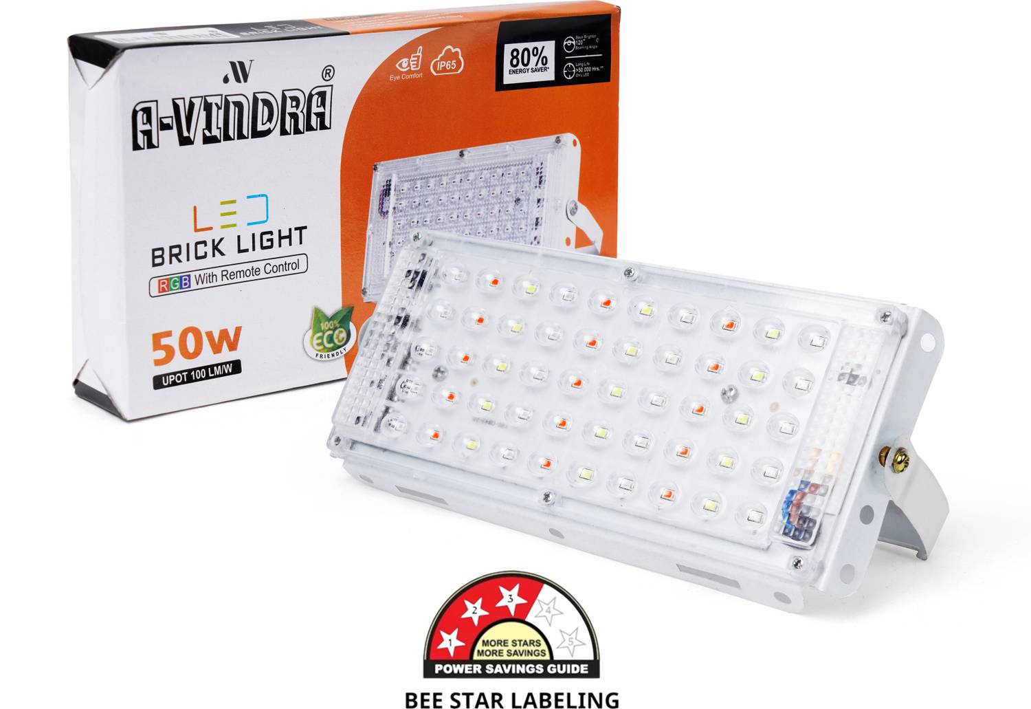 AVINDRA AVIN-BRICK-RGB-110-PACK OF 1 Flood Light Outdoor Lamp