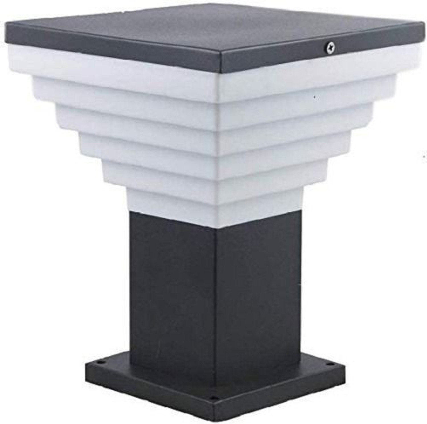 Image of Areezo BLACK DELUXE GATE LIGHT FOR HOME DECOR (BULBNOT INCL.) (PACK OF 2) Gate Light Outdoor Lamp