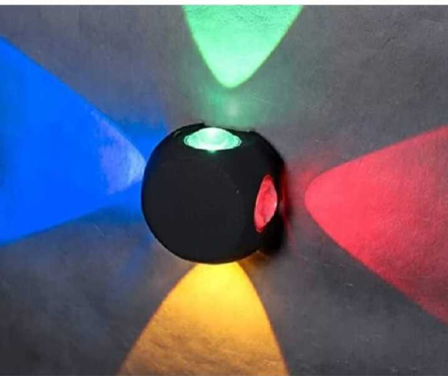 Image of aadi AD-4 Way Round Wall Outdoor Led Post Light Outdoor Lamp