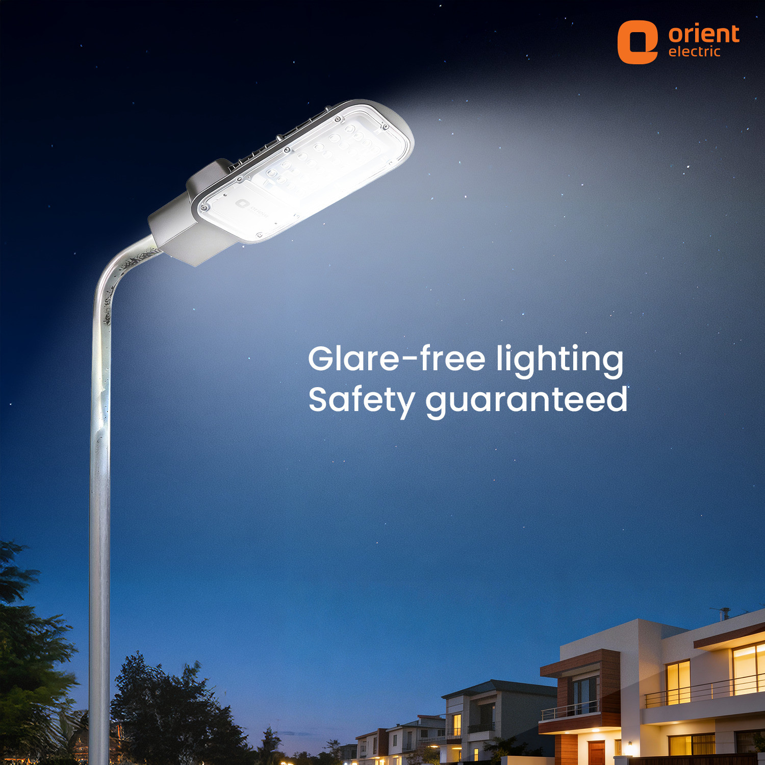 Image of Orient Electric 50W LED IP66 Waterproof Street Light Outdoor Lamp (White)