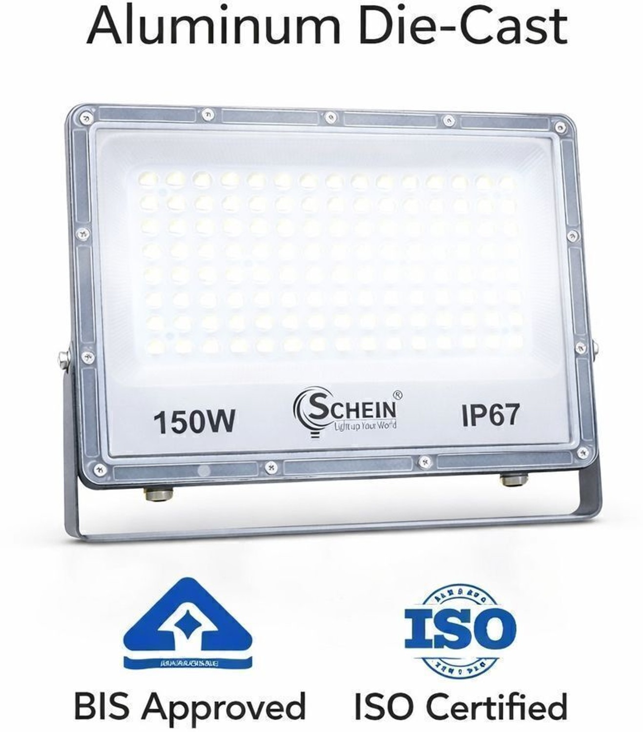 Image of SCHEIN 150 WATT FLOOD LIGHT CURVV STREET LIGHT Flood Light Outdoor Lamp