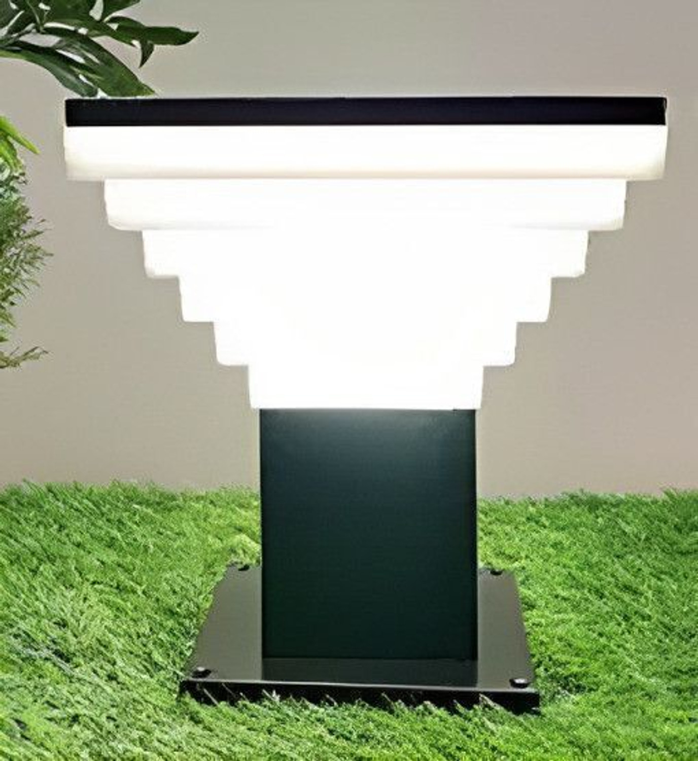 Image of Areezo BLACK DELUXE GATE LIGHT FOR HOME DECOR (BULBNOT INCL.) (PACK OF 4) Gate Light Outdoor Lamp