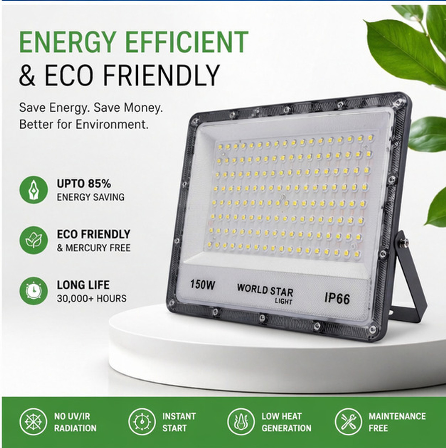 Image of Mudgalelectrical Me LITE 150w waterproof flood high brightness Flood Light Outdoor Lamp