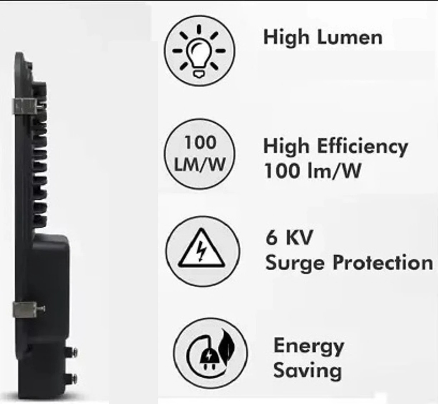 Image of Lytza 50W BIS Approved PC Body LED Flood Halogen Street Light Outdoor Lamp