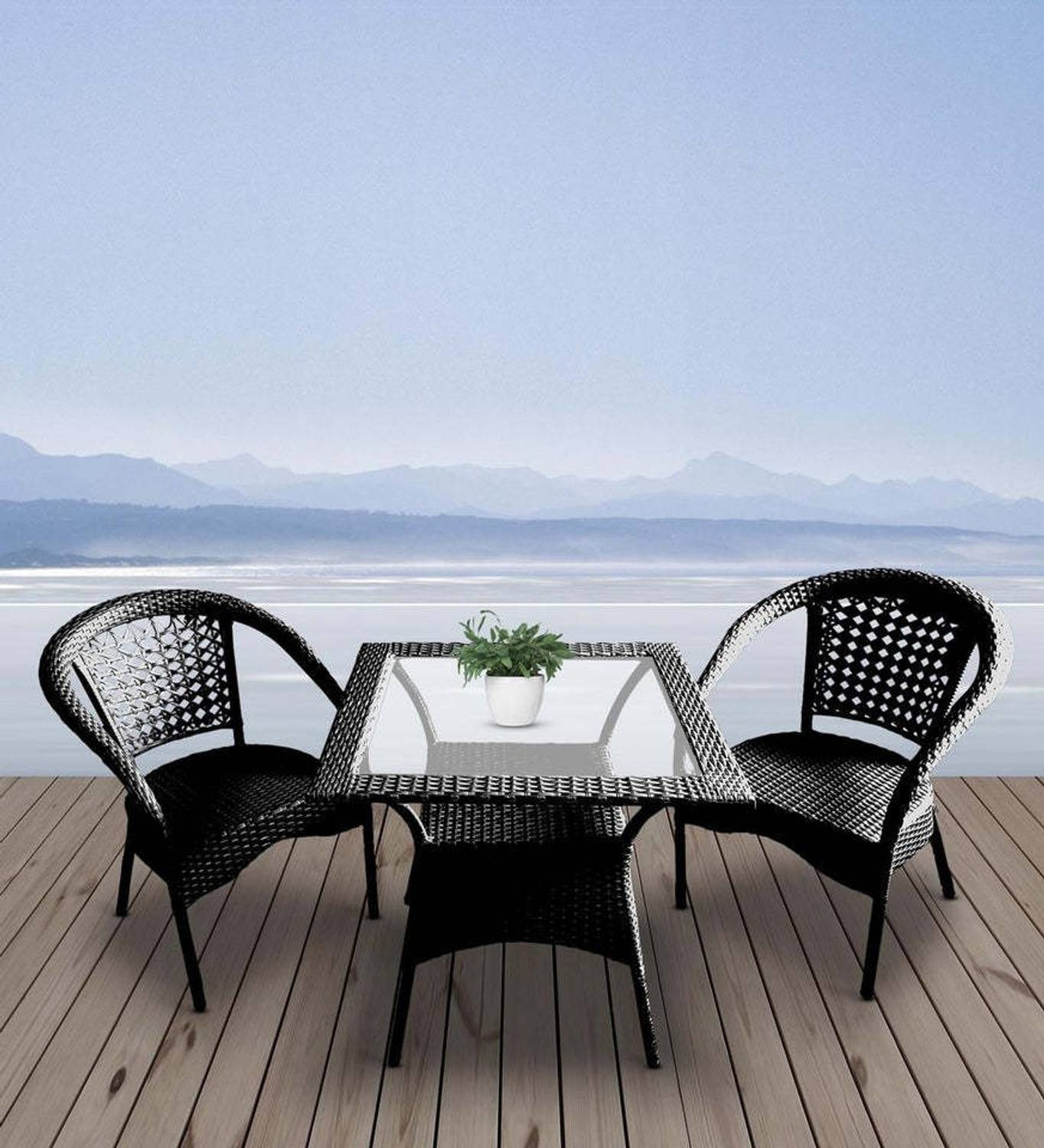 UrbanEscape Metal Table & Chair Set