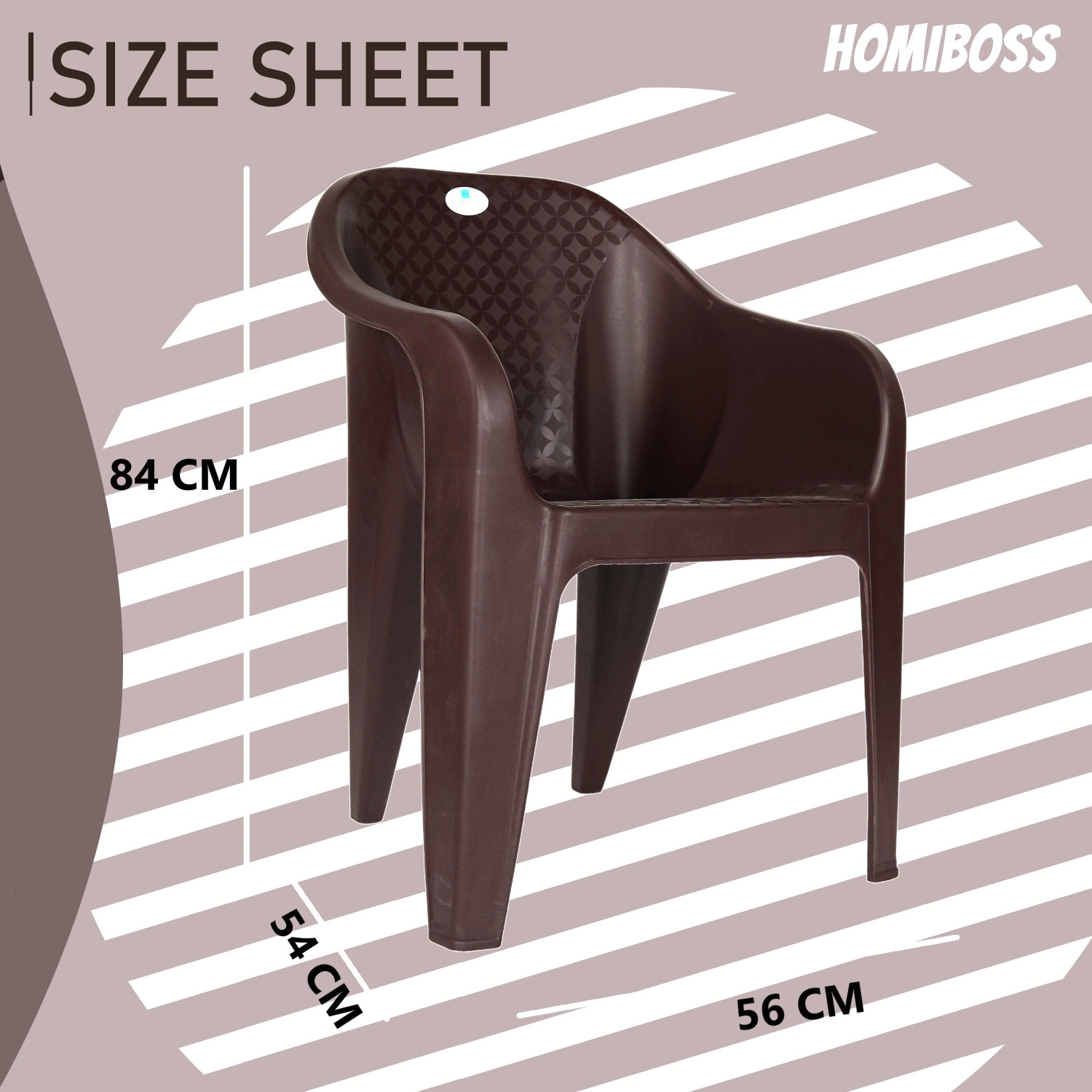 Image of HOMIBOSS Plastic Table & Chair Set