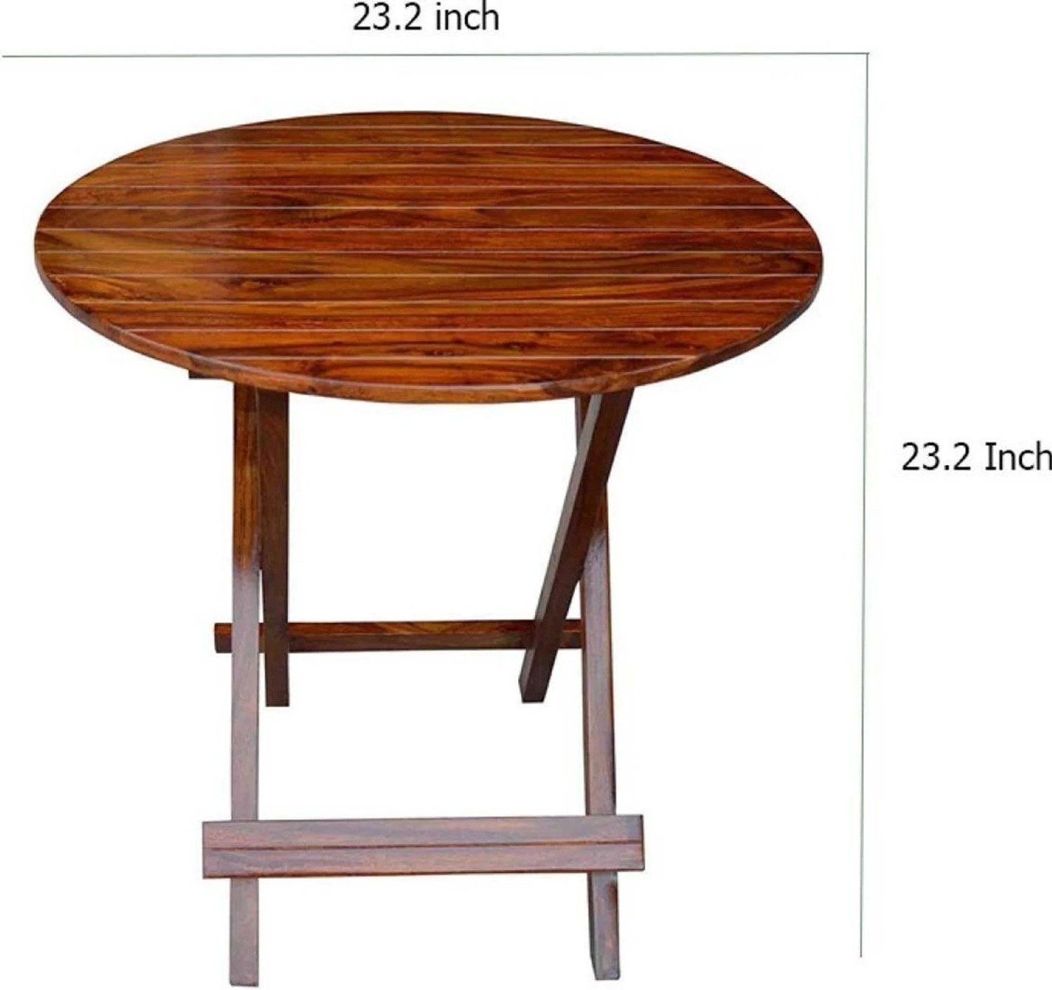Image of Floresta Wud Solid Wood Coffee Table| Wooden Center Table| Folding Table| Outdoor Tea Table| Solid Wood Outdoor Table