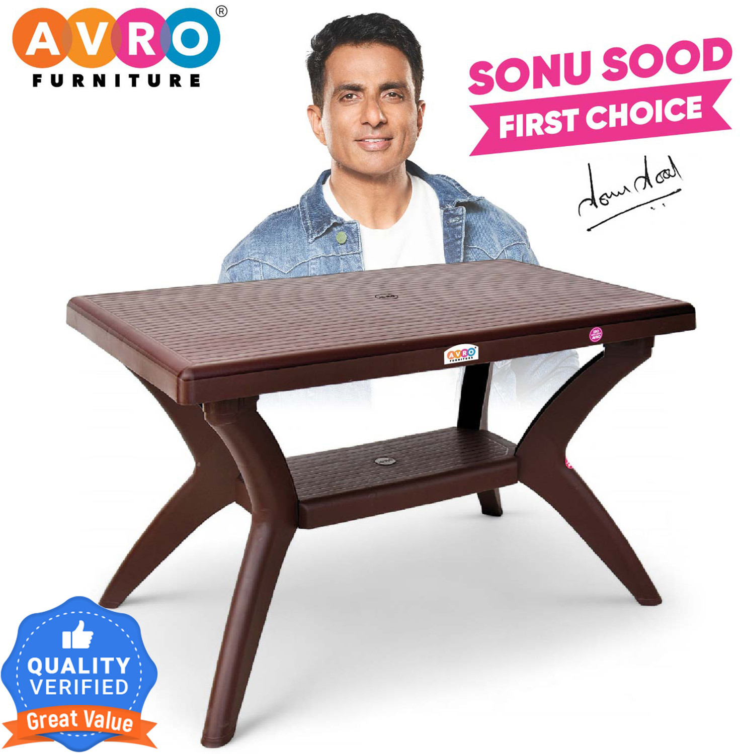 Image of AVRO furniture Magna Plastic Outdoor Table